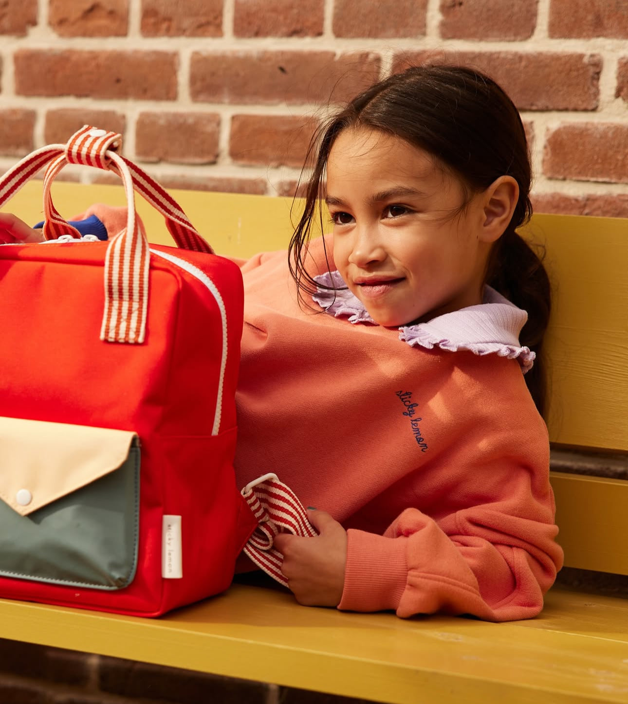 sticky lemon small envelope backpack - red hat PRE ORDER