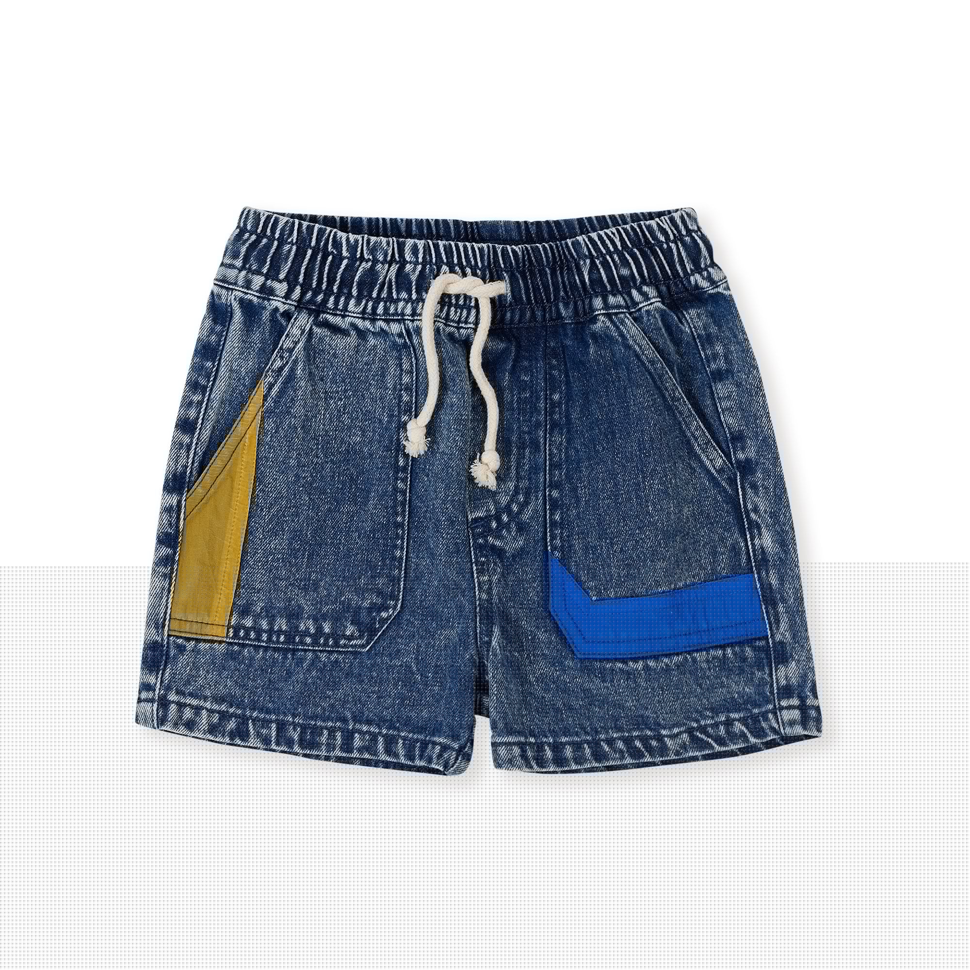 goldie + ace primary pop noah denim shorts