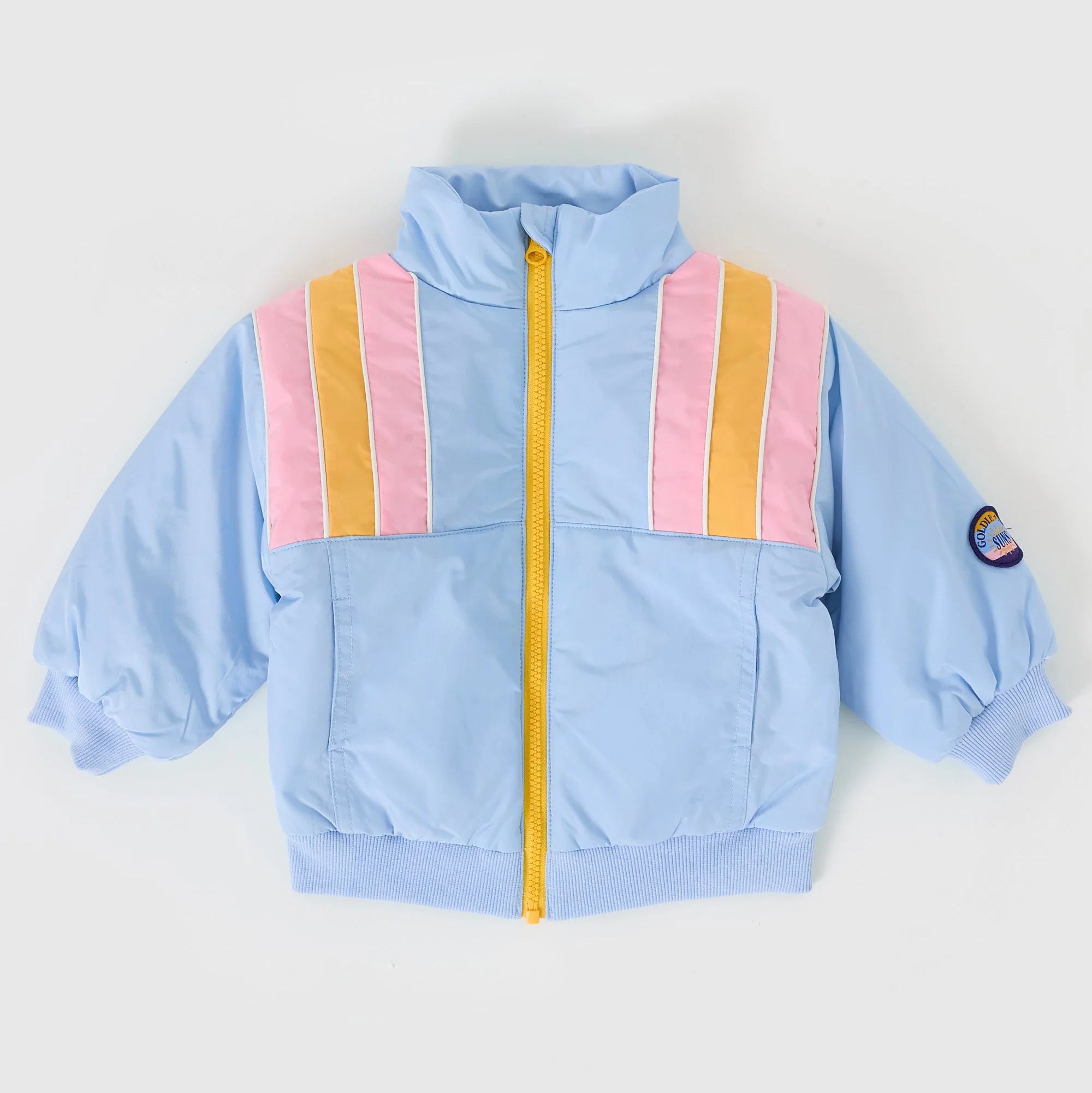 goldie + ace  jordan jacket - sky blue / pink