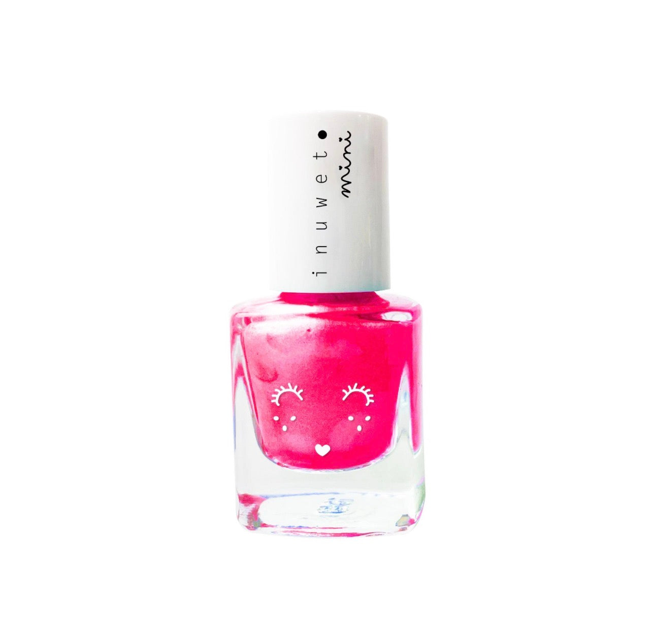 inuwet water based nail polish - bubblegum / pink