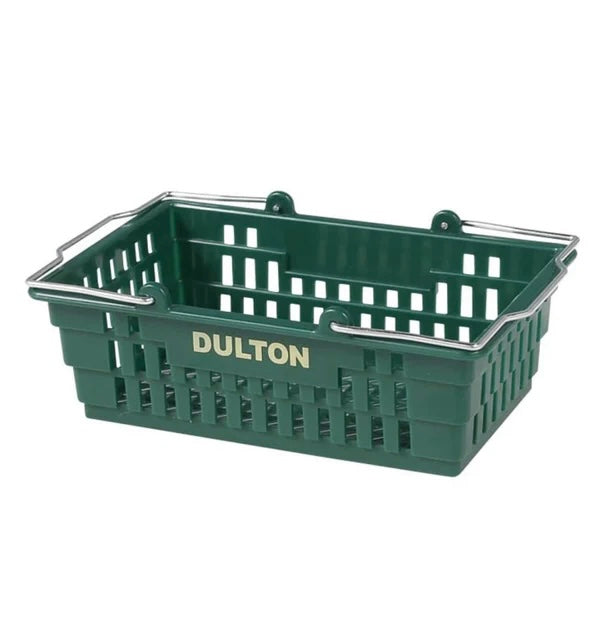dulton mini shopping basket - green