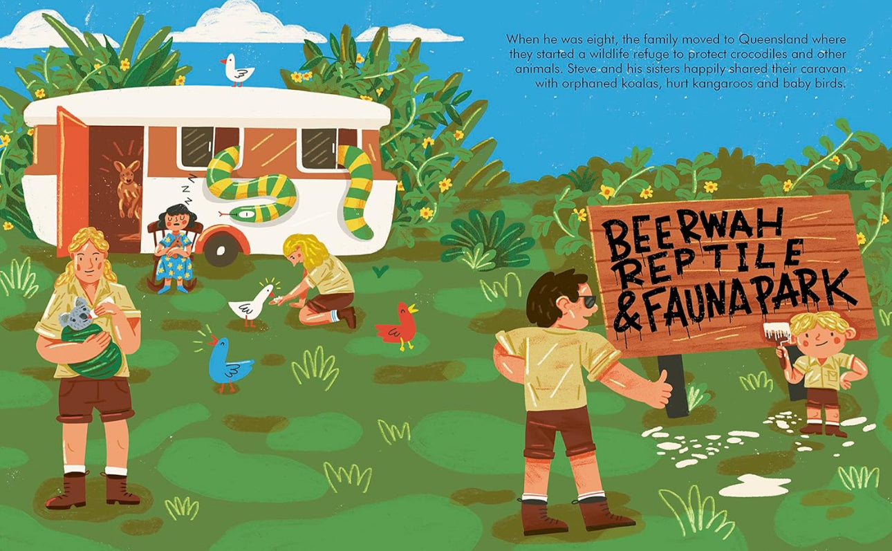 book - little people big dreams : steve irwin