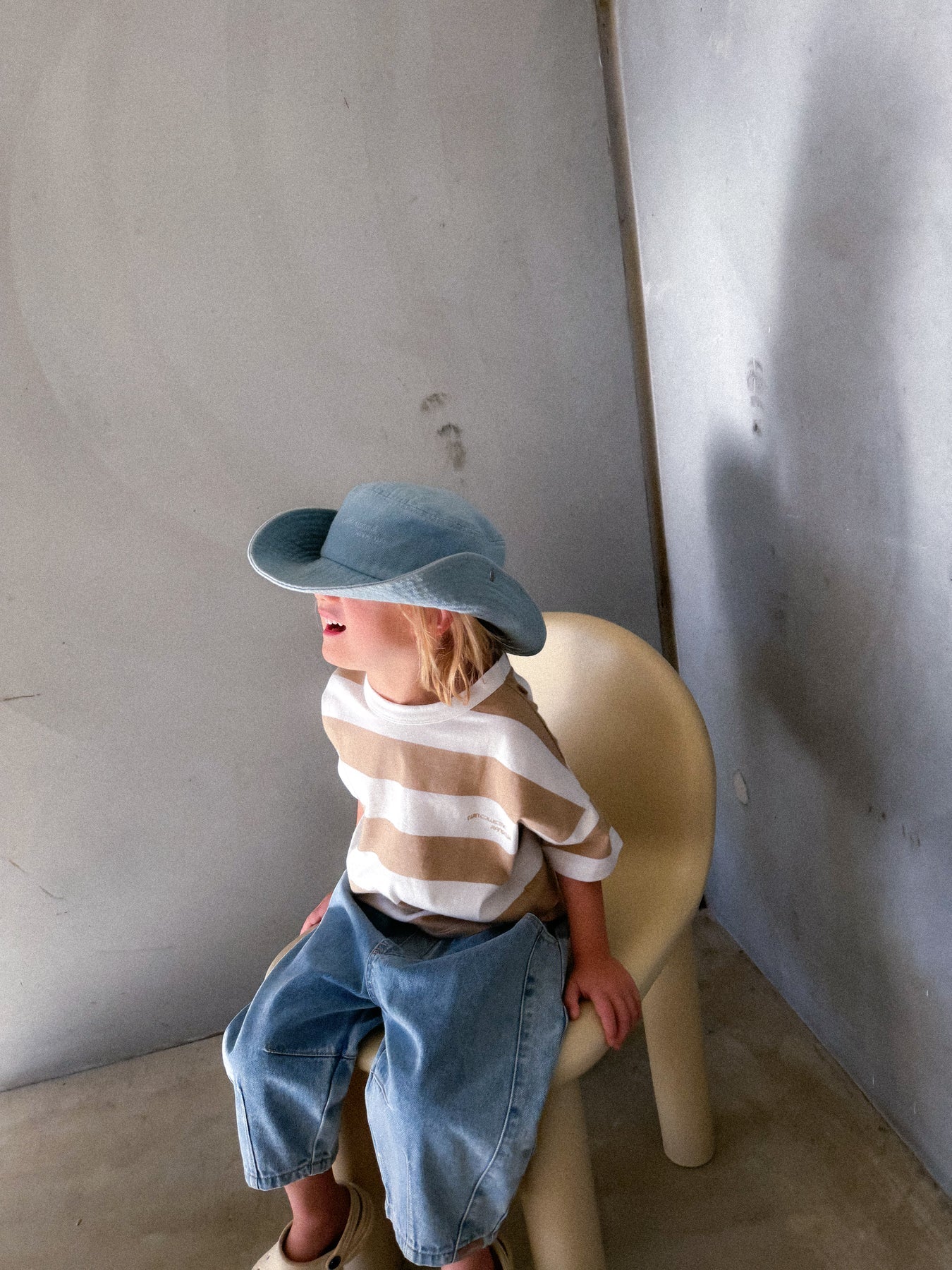 twin collective barrel jean - blink blue - pre order