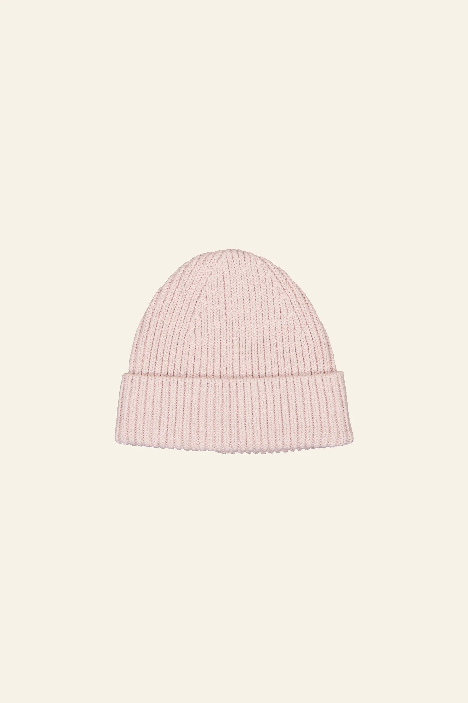 illoura the label knit beanie - dusty pink