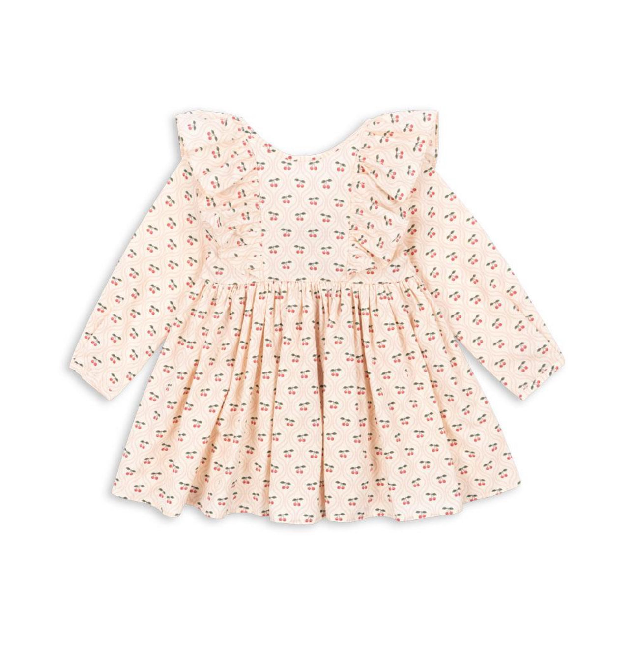 konges slojd cianna dress - pink cherry motif PRE ORDER