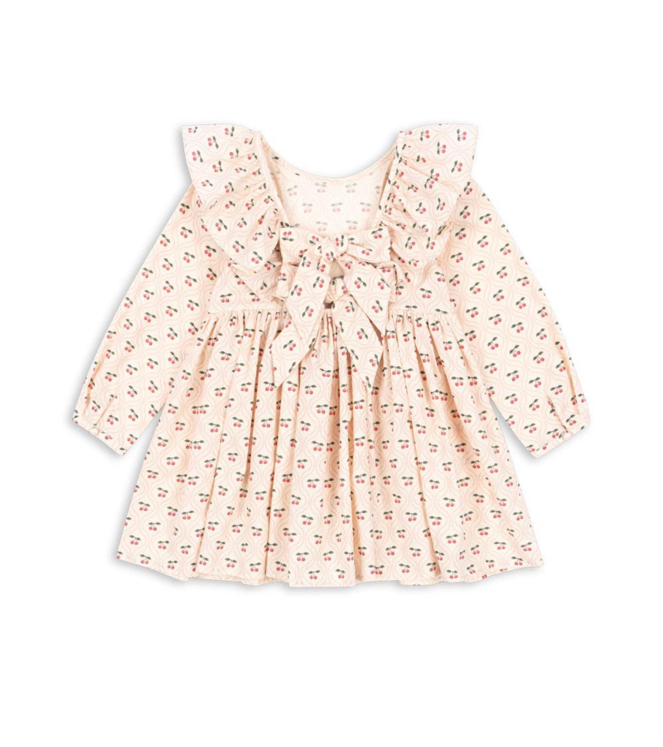 konges slojd cianna dress - pink cherry motif PRE ORDER