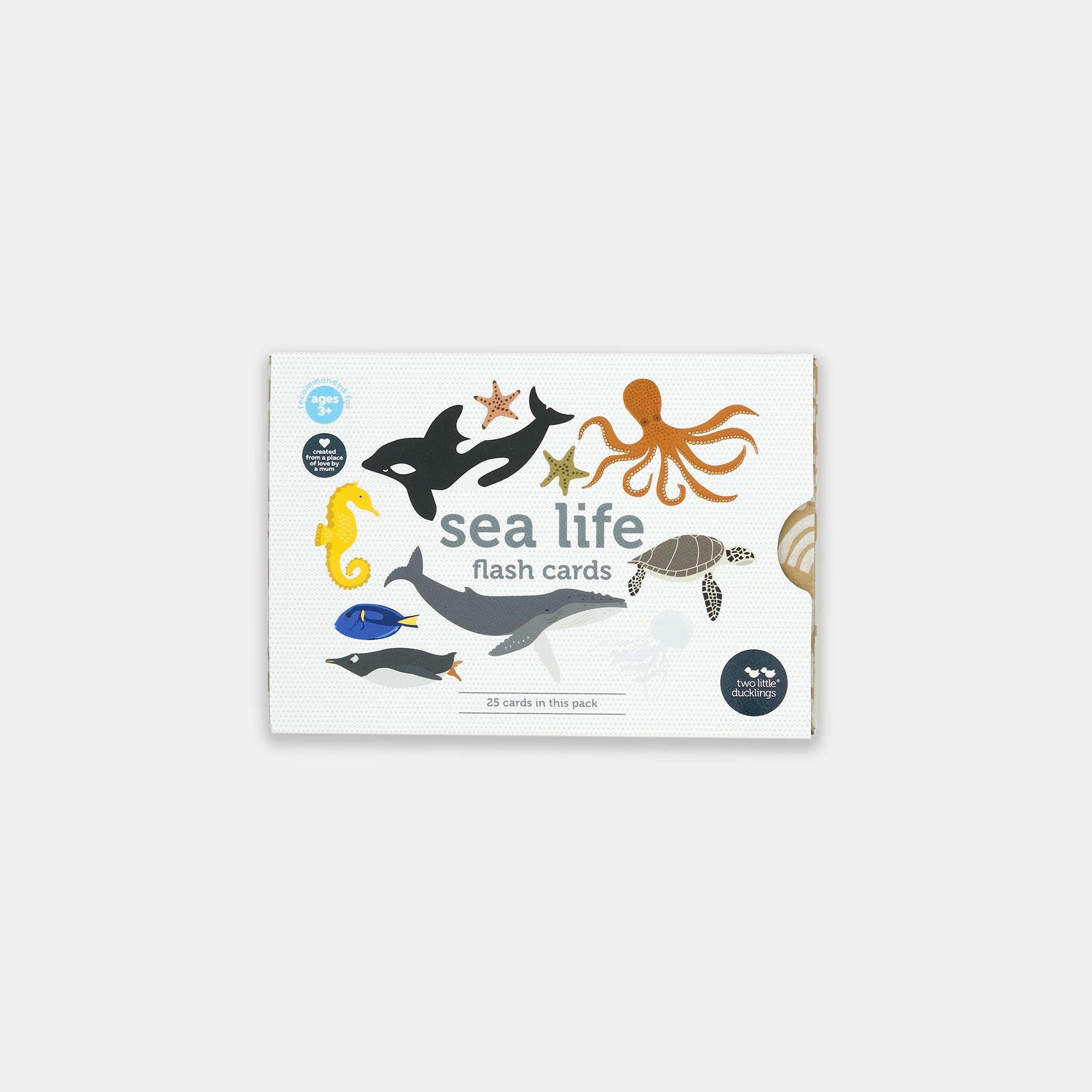 two little ducklings flash cards - sea life