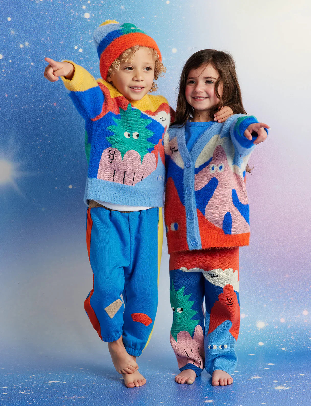 halcyon nights fluffy knit cardigan - mount wiggly