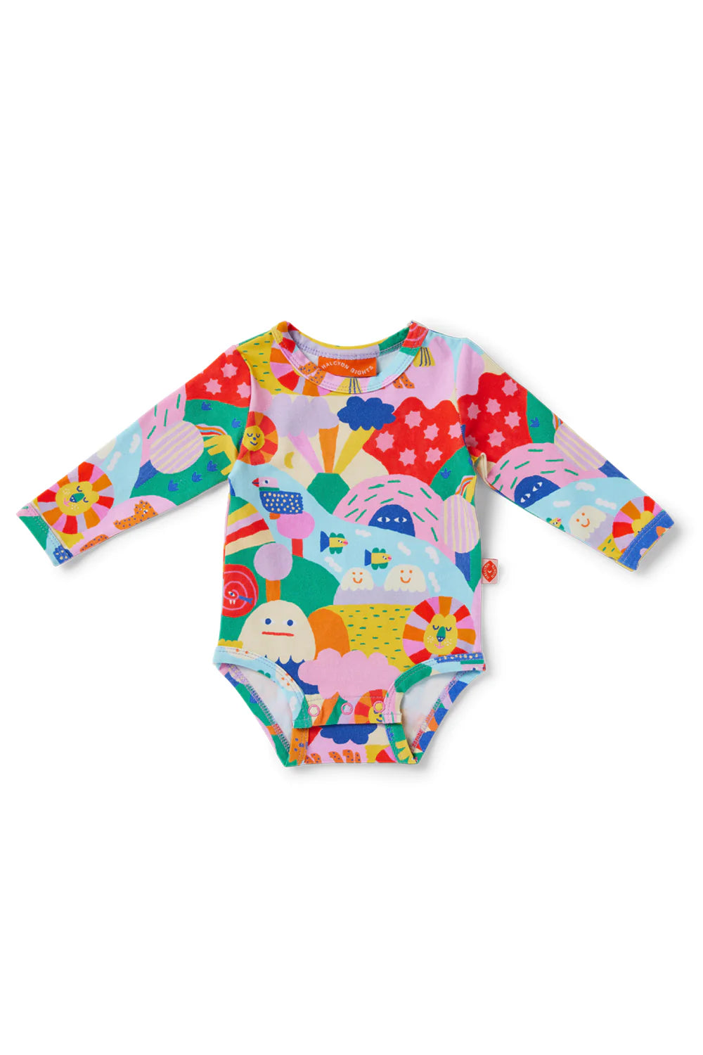 halcyon nights rainbow valley ls bodysuit
