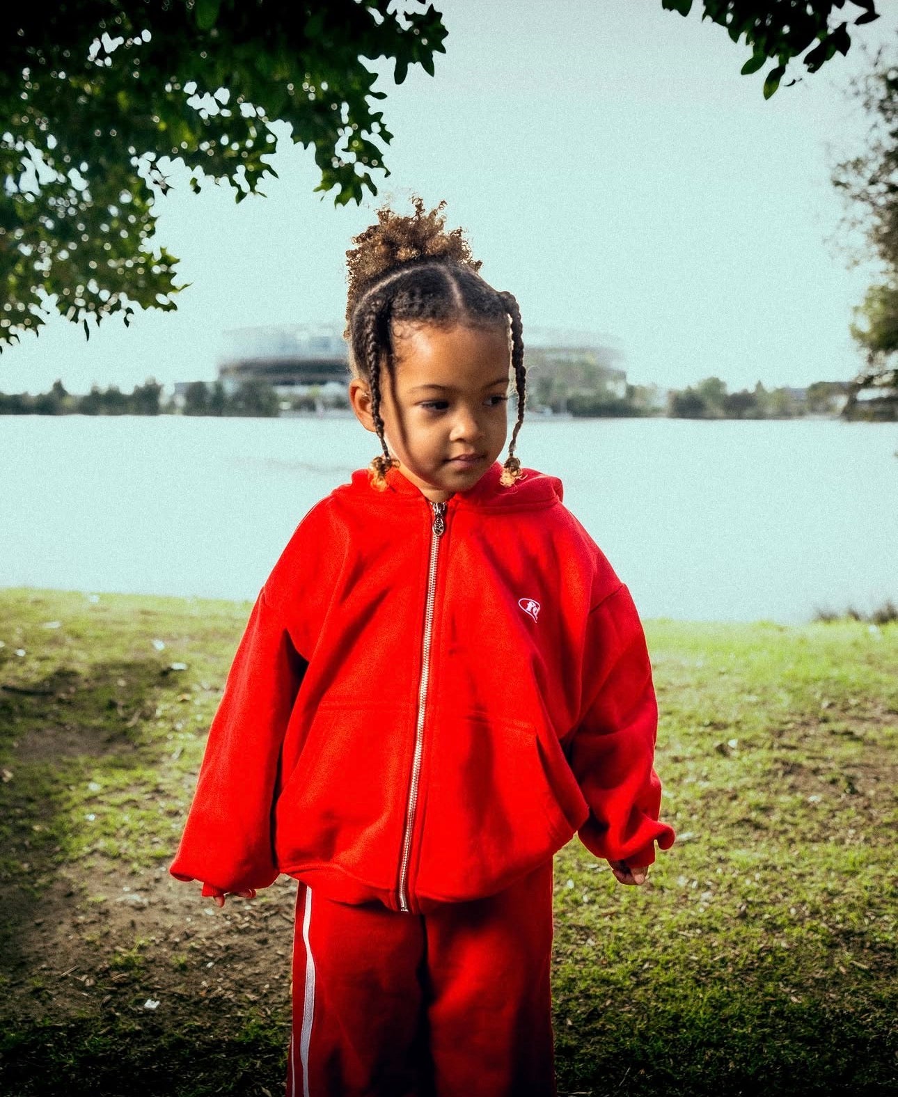franco's dad zip hoodie - red (pre order)
