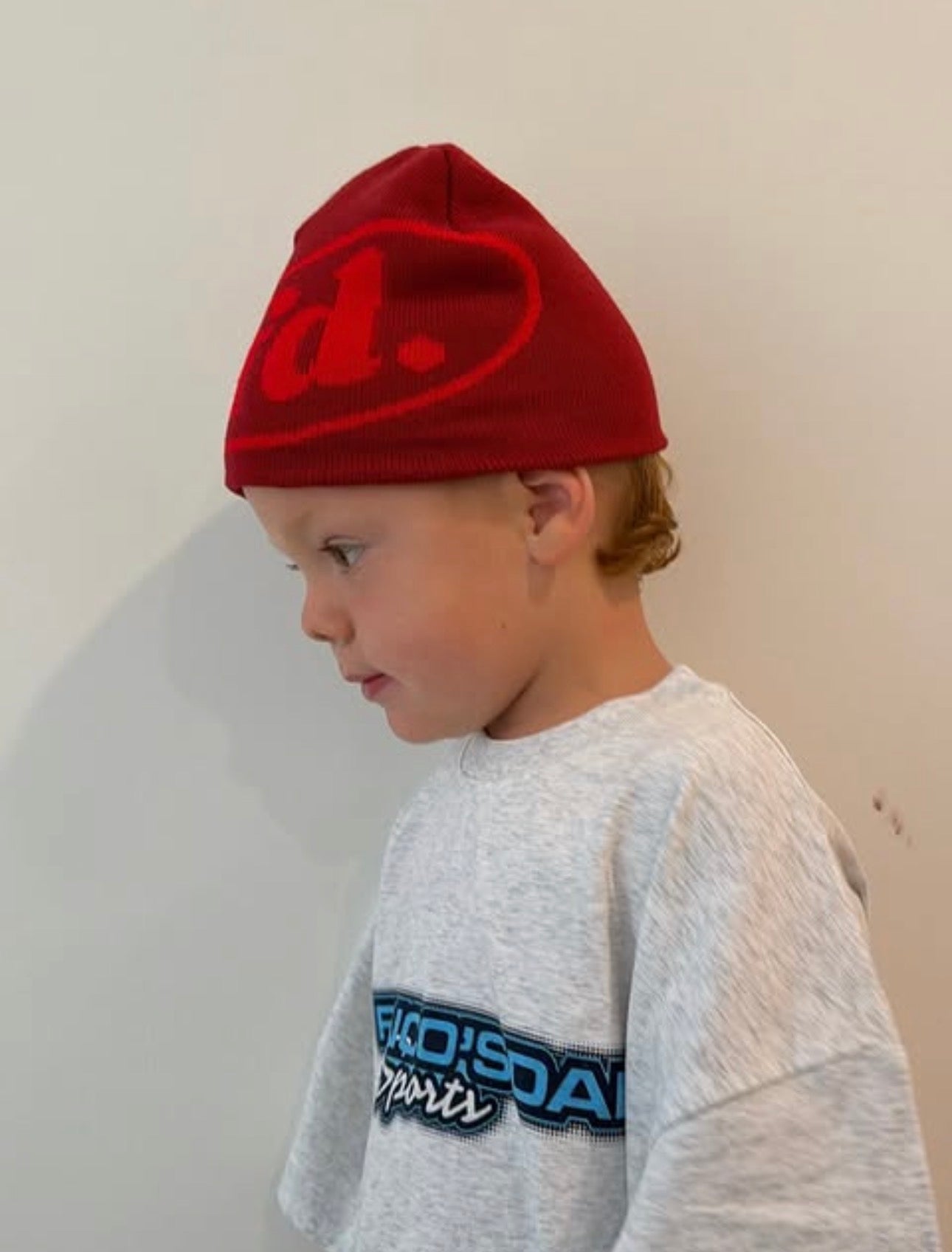 franco's dad fd skully beanie - red (pre order)
