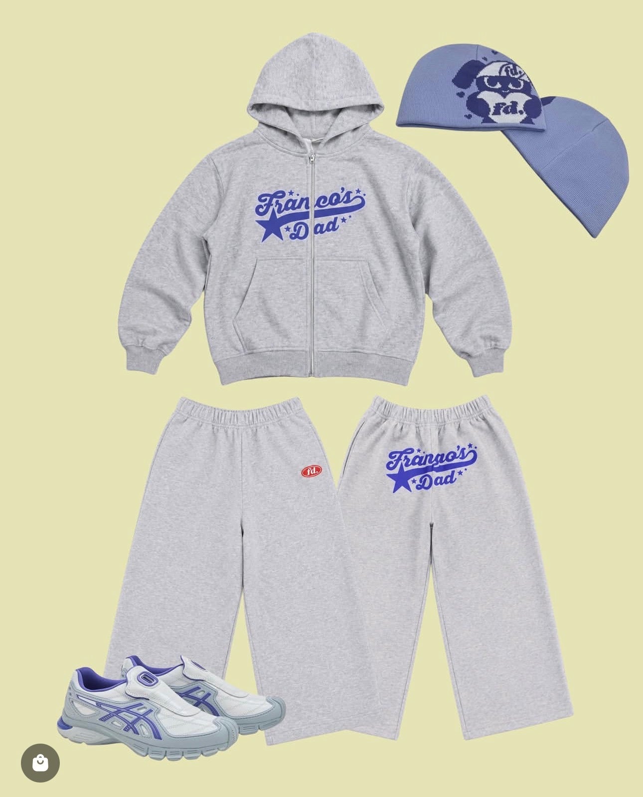 franco's dad essential track pant - all star (pre order)