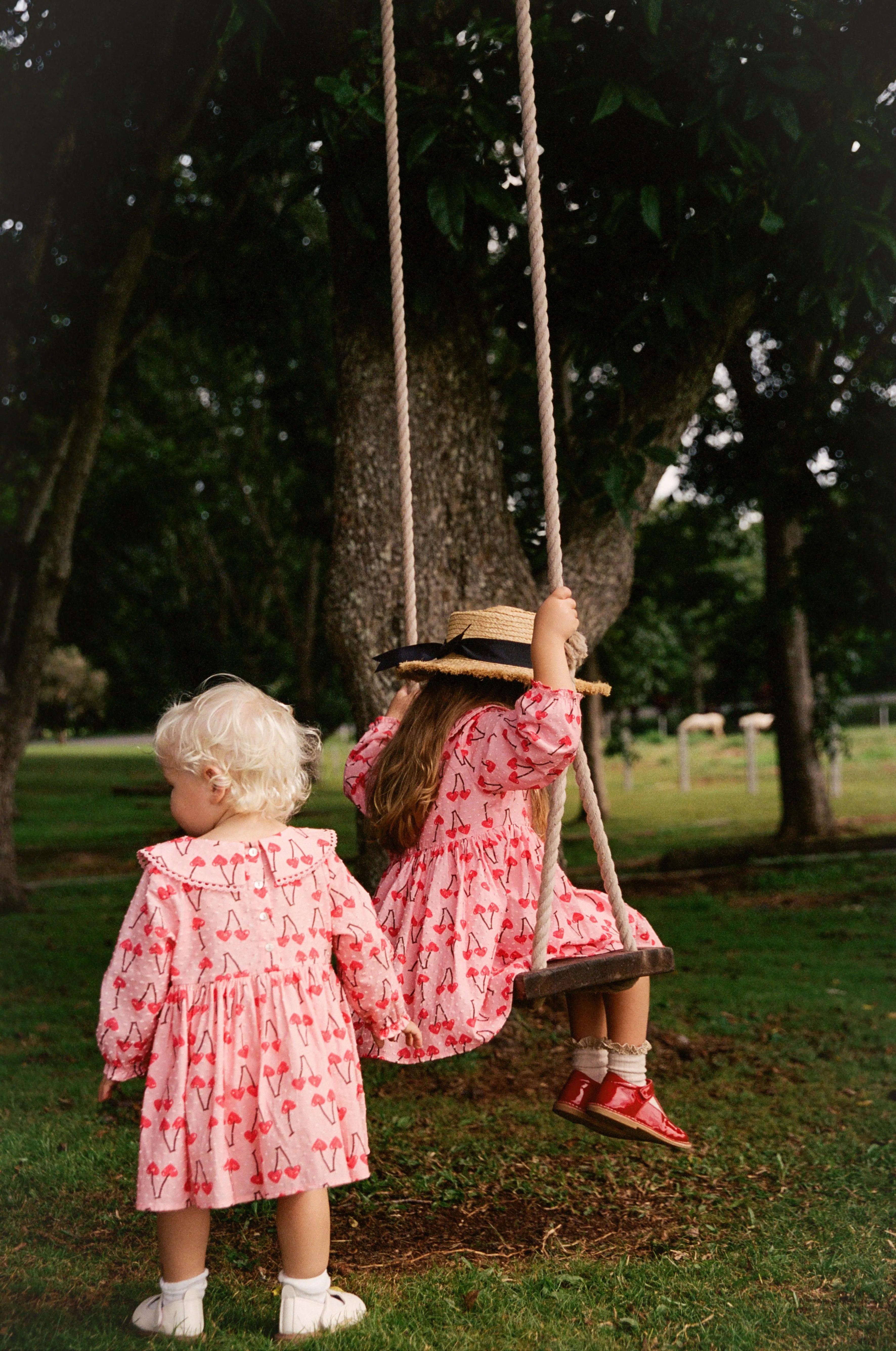 the wholesome store céline dress - french cherry