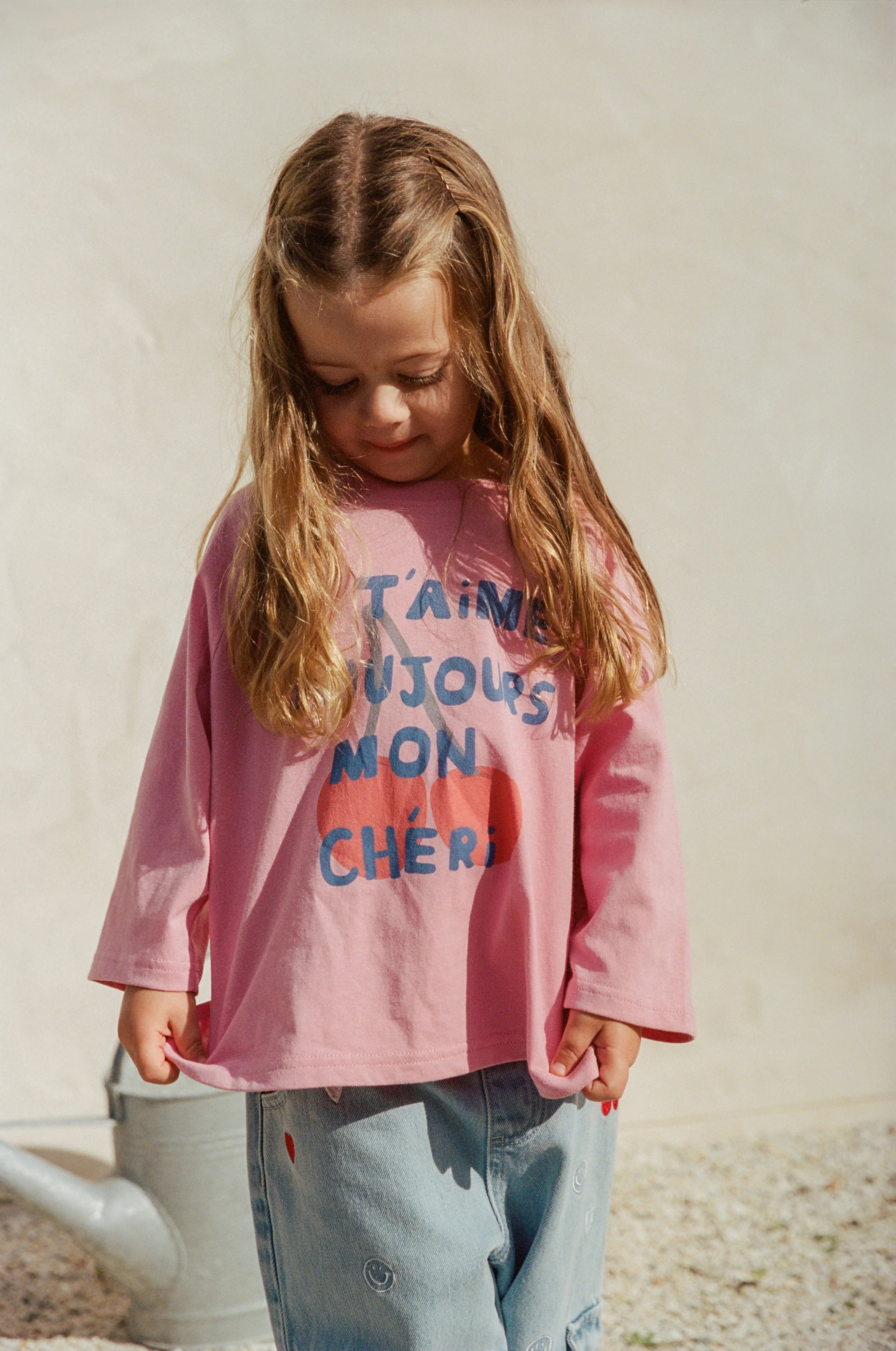 the wholesome store je t'aime l/s tee