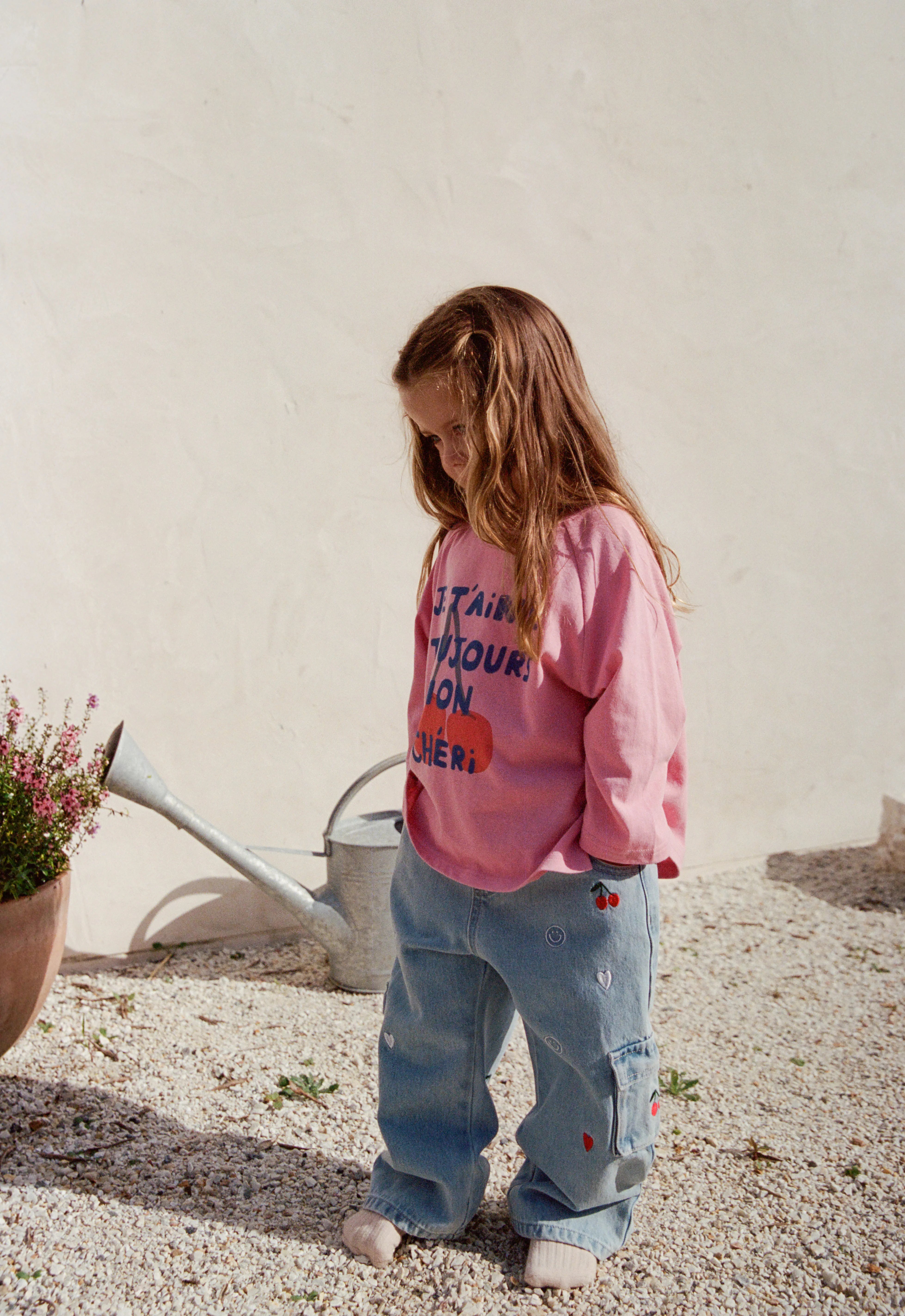 the wholesome store je t'aime l/s tee