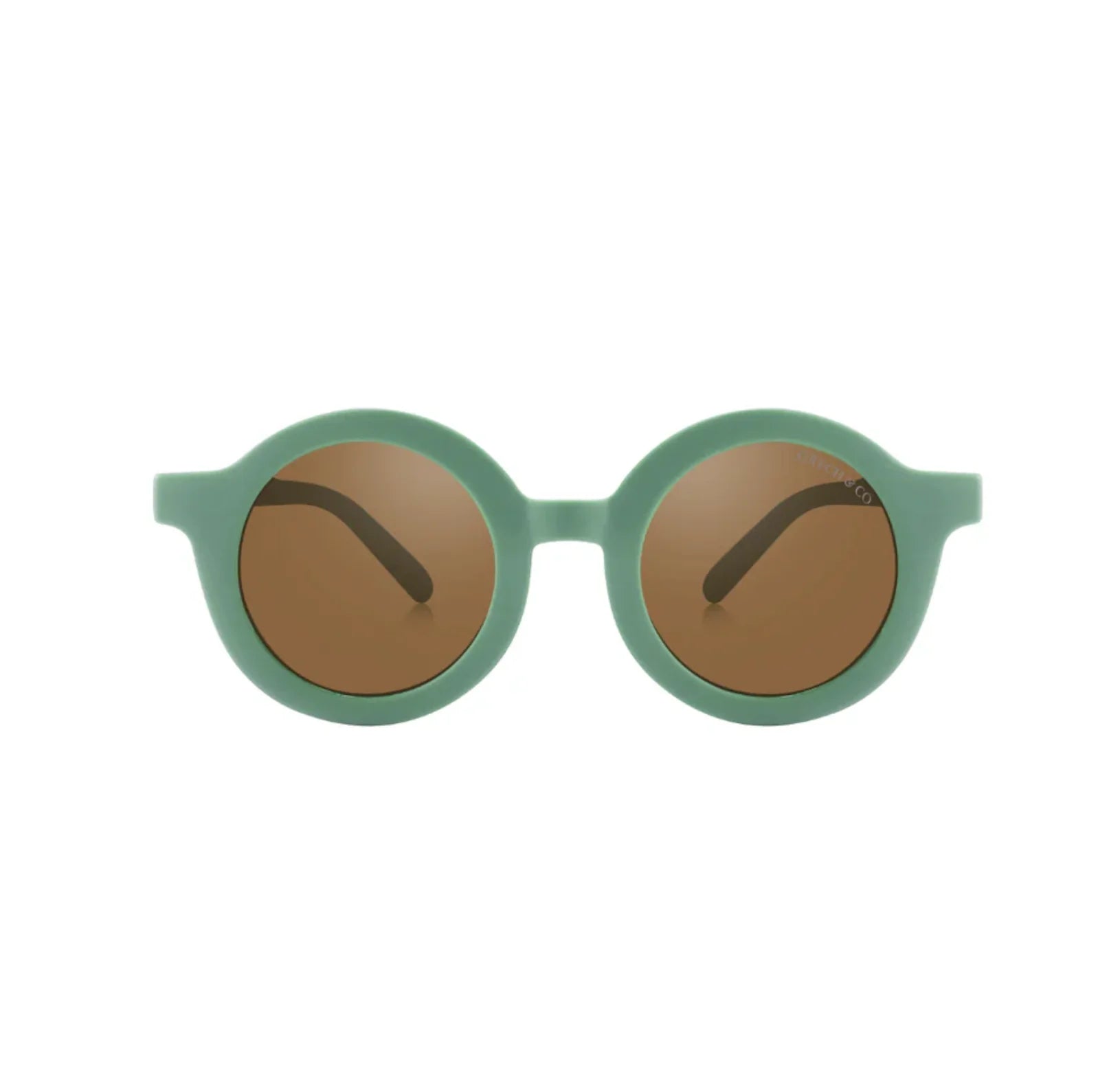 grech & co original round sunglasses - fern