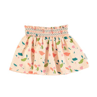 piupiuchick mini skirt - pink with geometric print