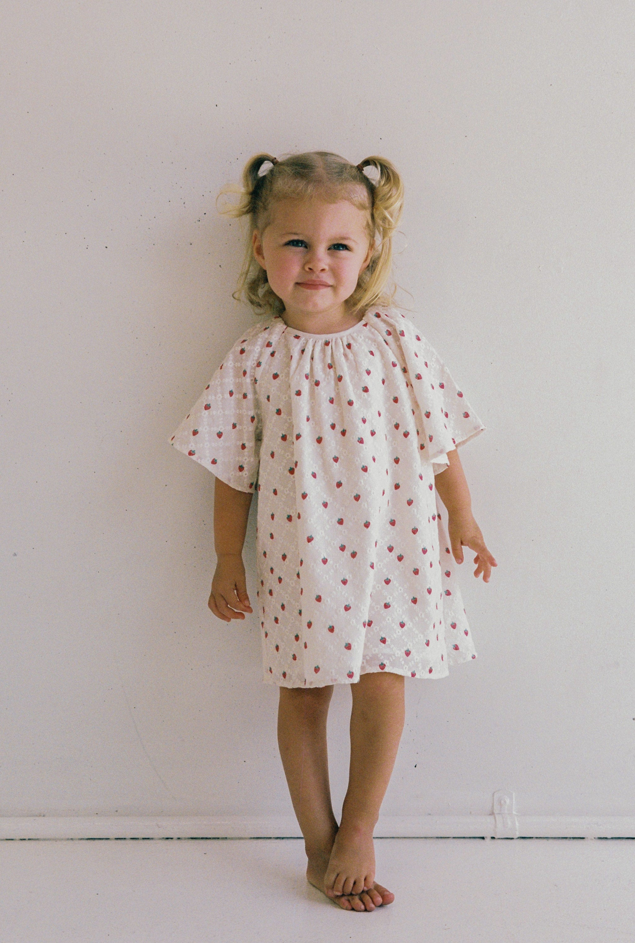 juni jnr penny dress - strawberry broidery