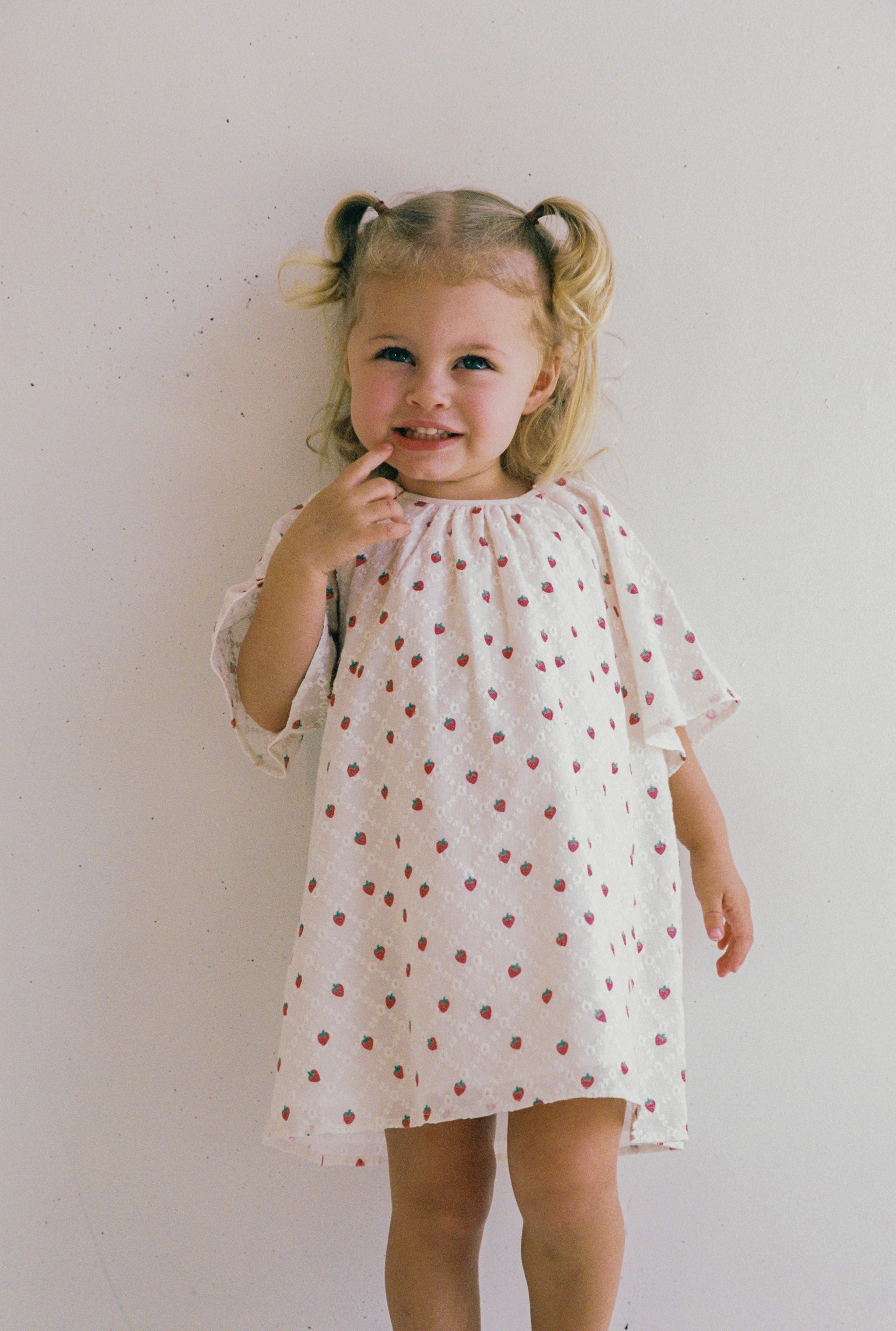 juni jnr penny dress - strawberry broidery