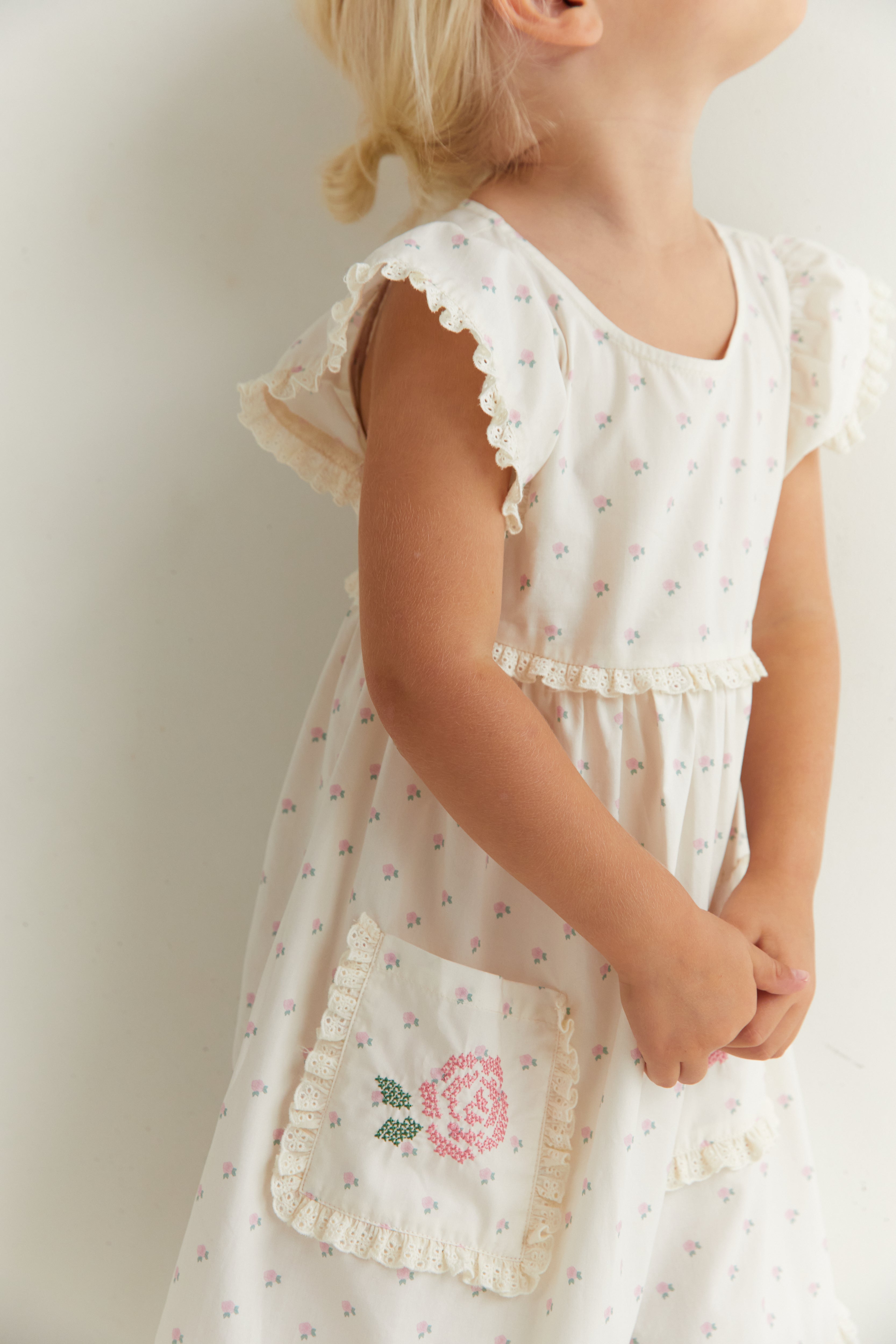 juni jnr lola dress - roses