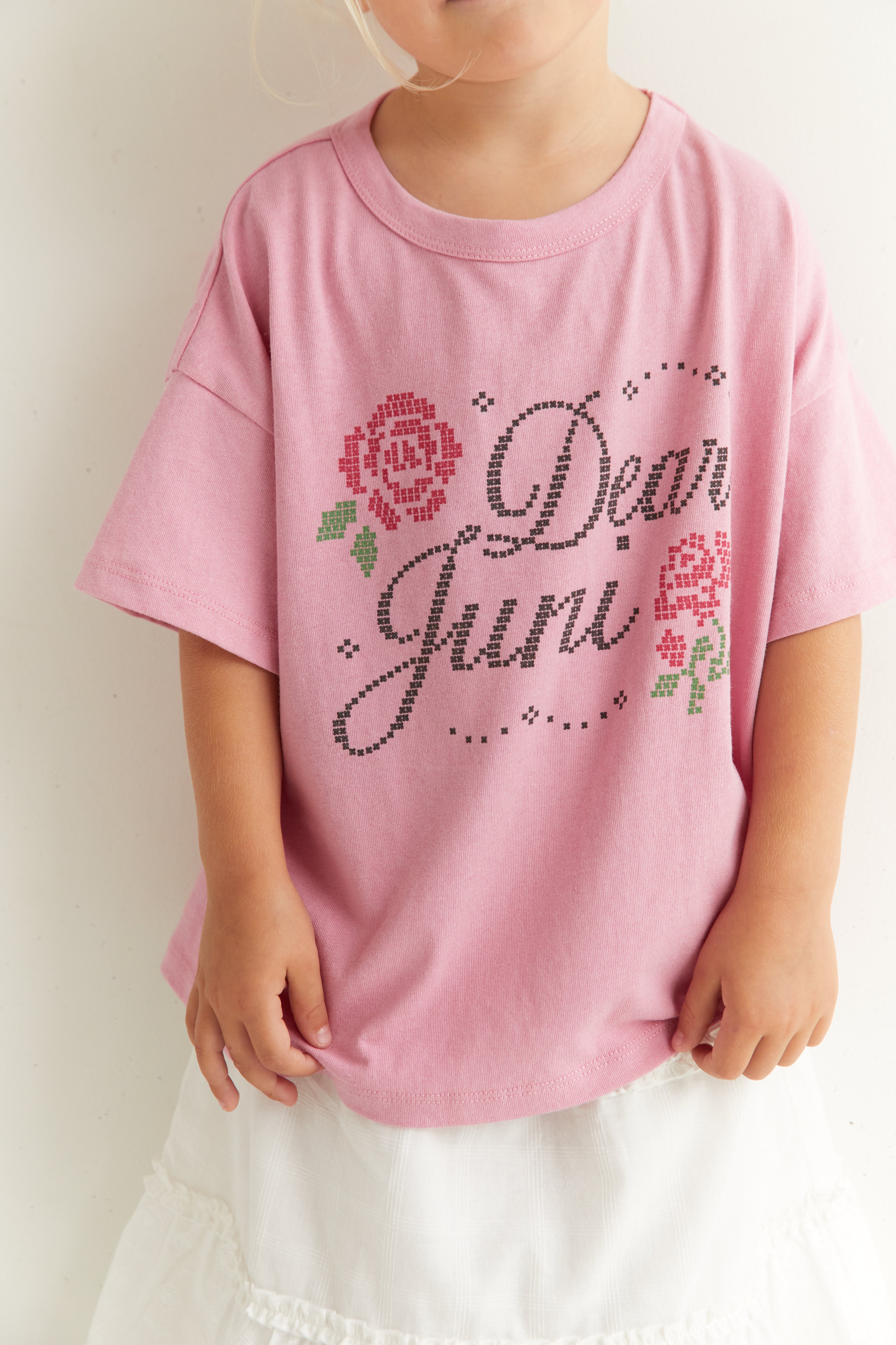 juni jnr dear juni tee - pink