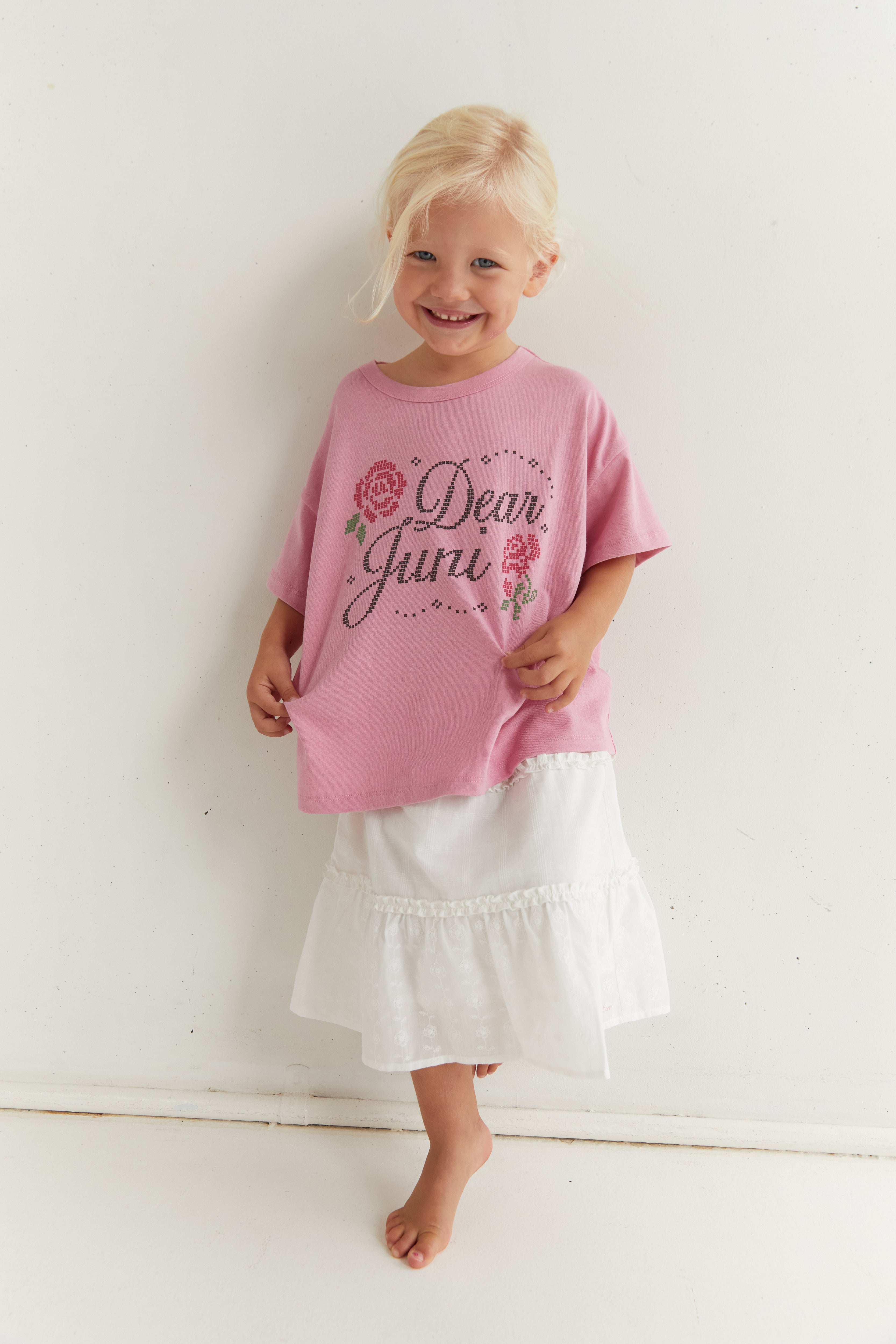 juni jnr dear juni tee - pink