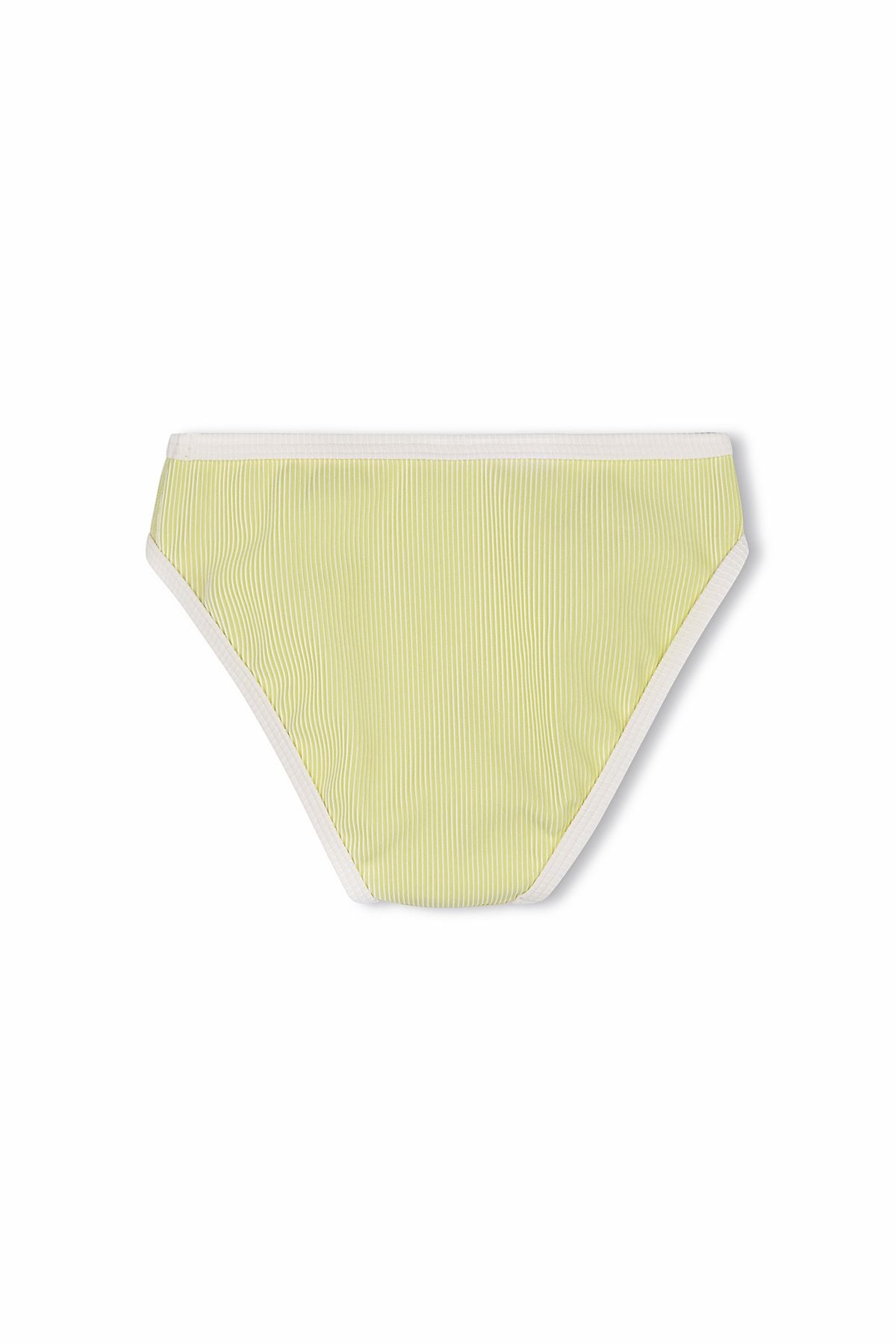 zulu & zephyr mini stripe rib bikini bottom - citrus (PRE ORDER)