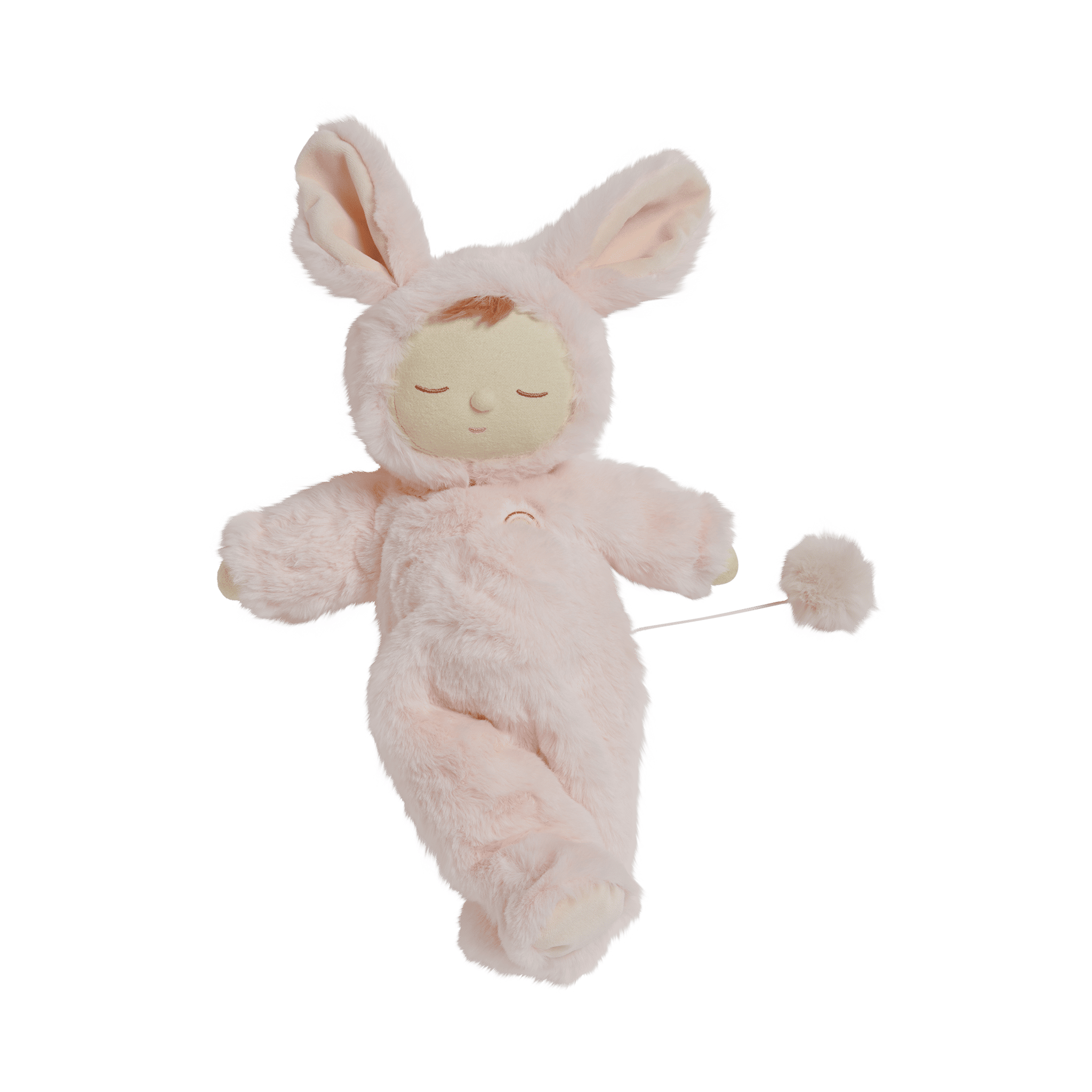 olli ella lullaby cozy dinkum - bunny moppet - pink