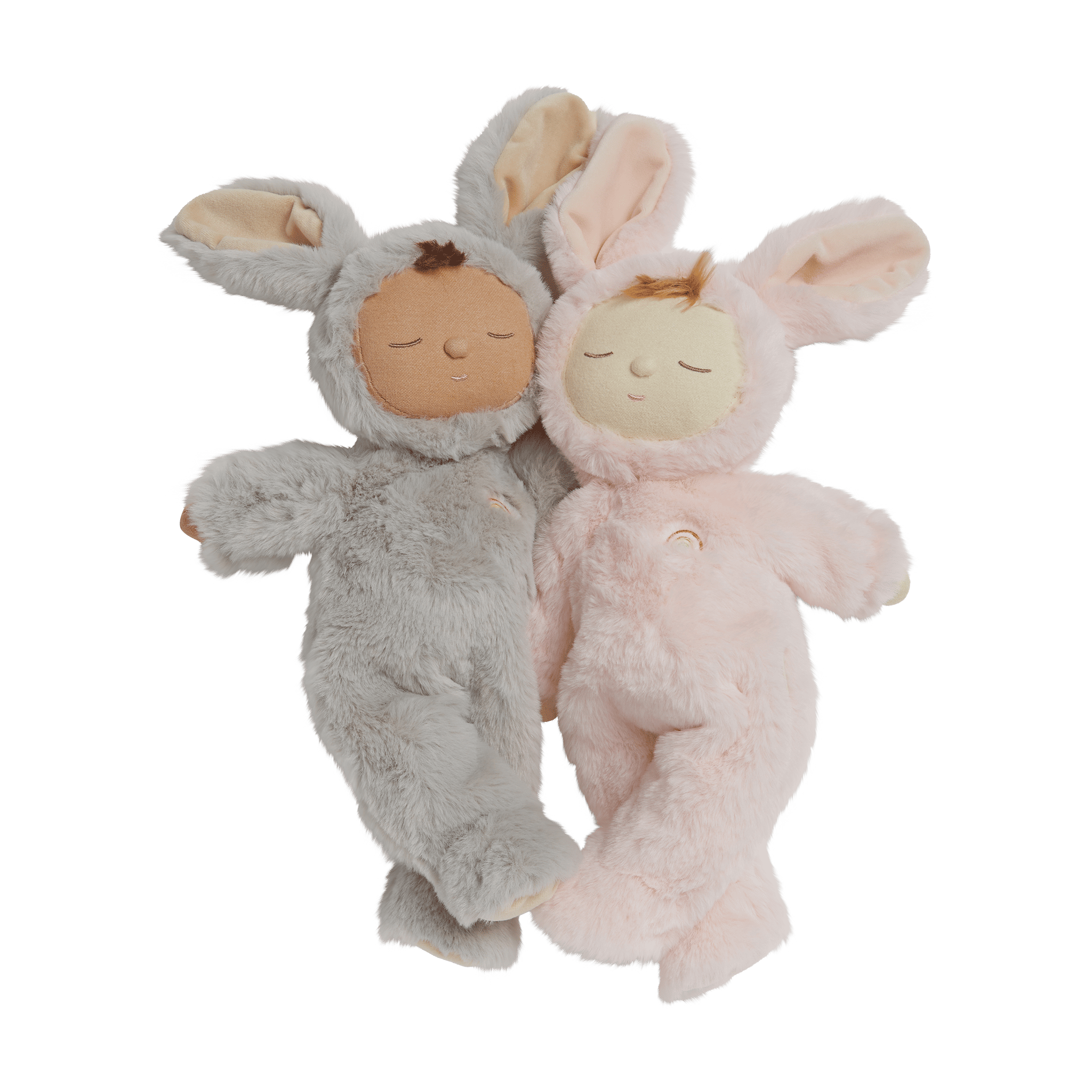 olli ella lullaby cozy dinkum - bunny moppet - pink