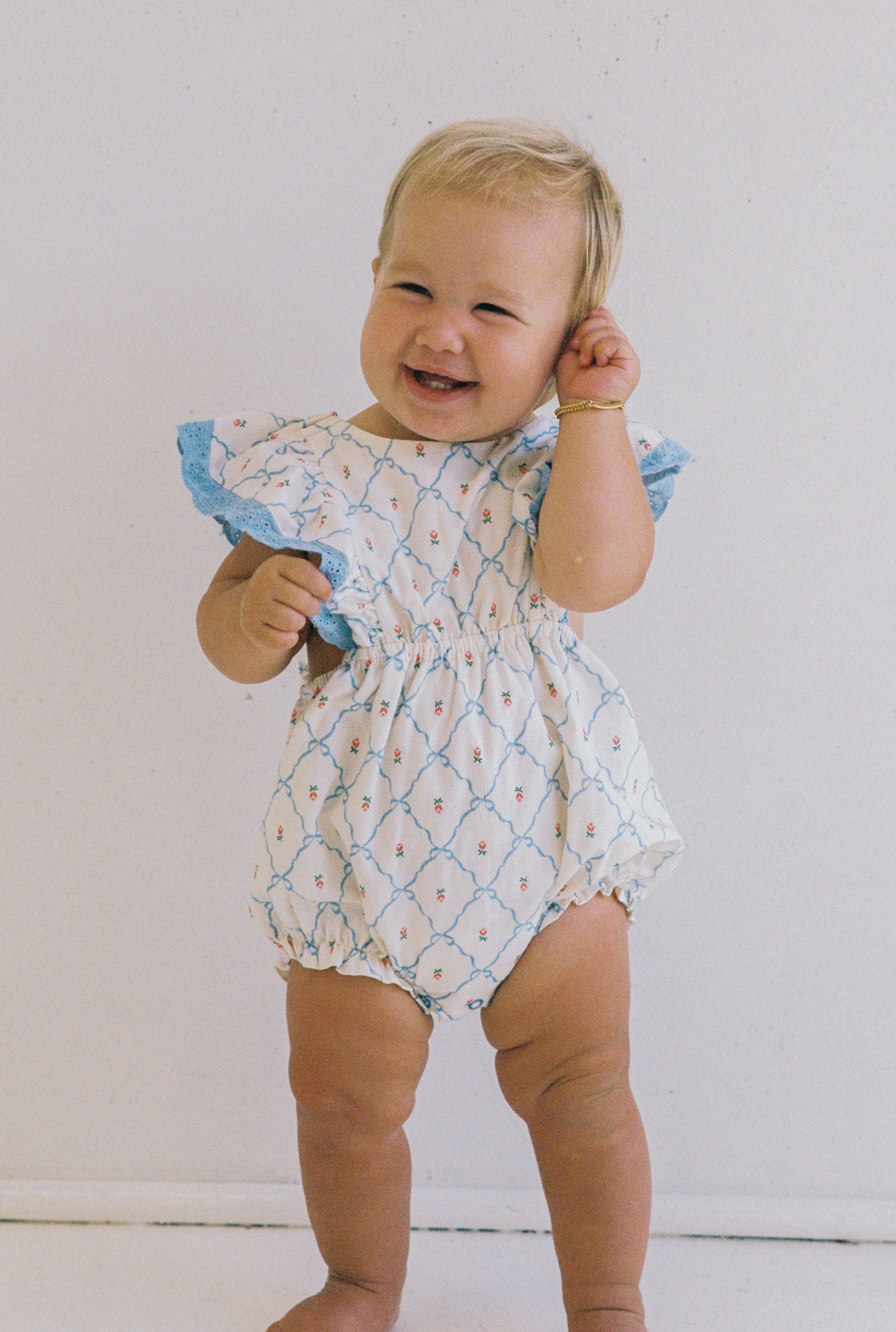 juni jnr tamia romper - bows