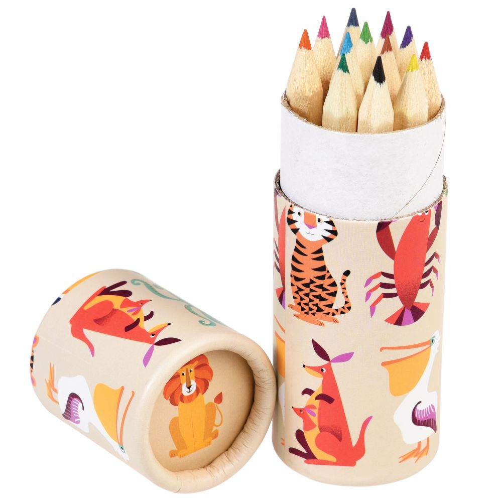 rex london pencils in a tube - colourful creatures