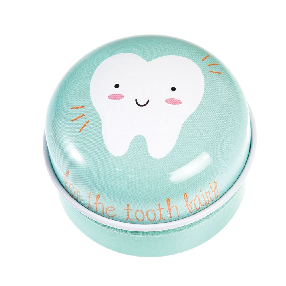 rex london tooth fairy tin - blue