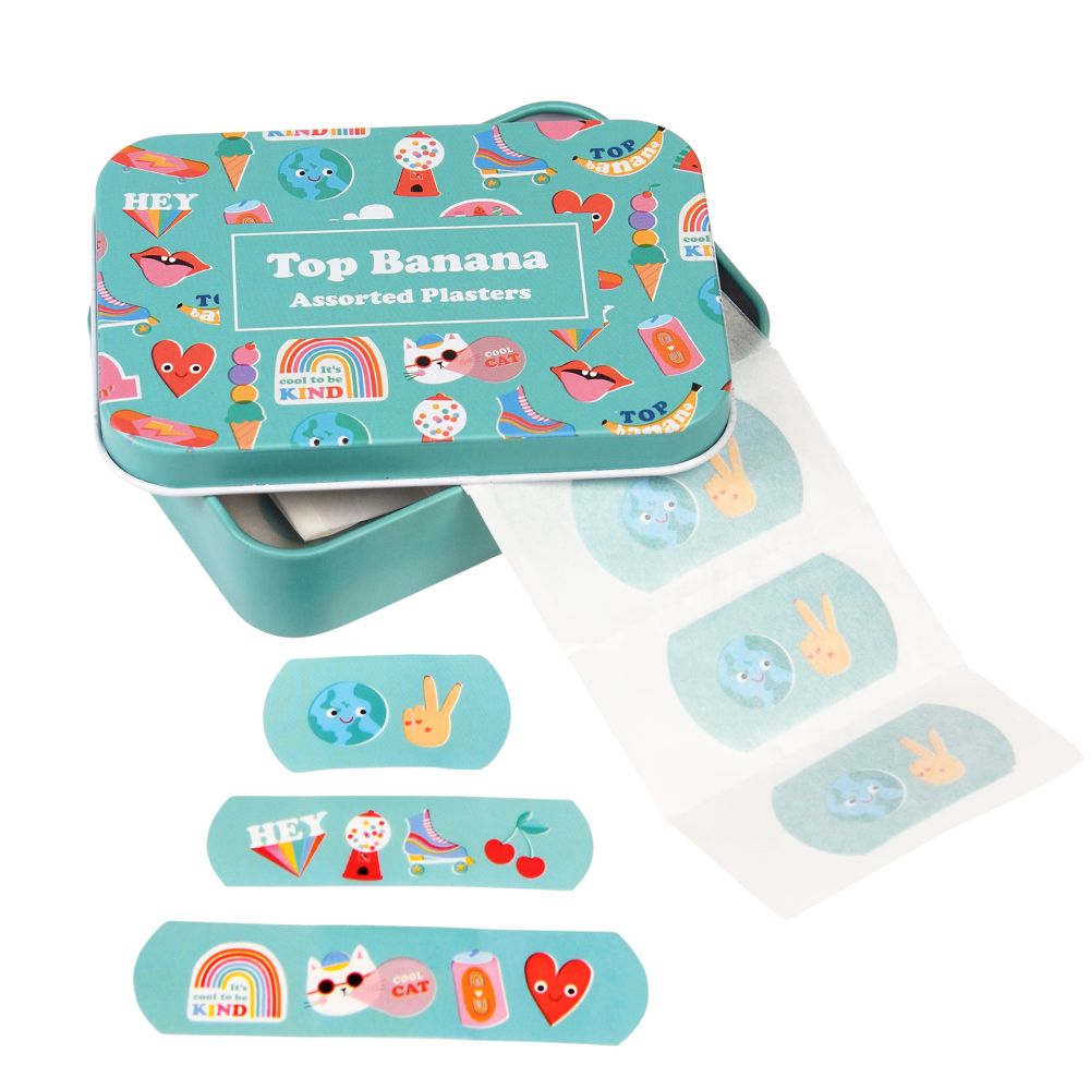 rex london child plasters tin - top banana