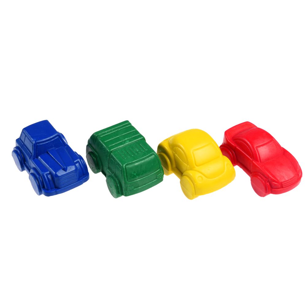 rex london car crayons 4 set - road trip