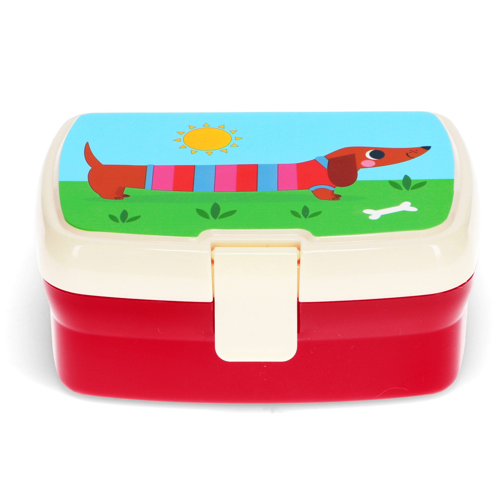 rex london lunch box - sausage dog