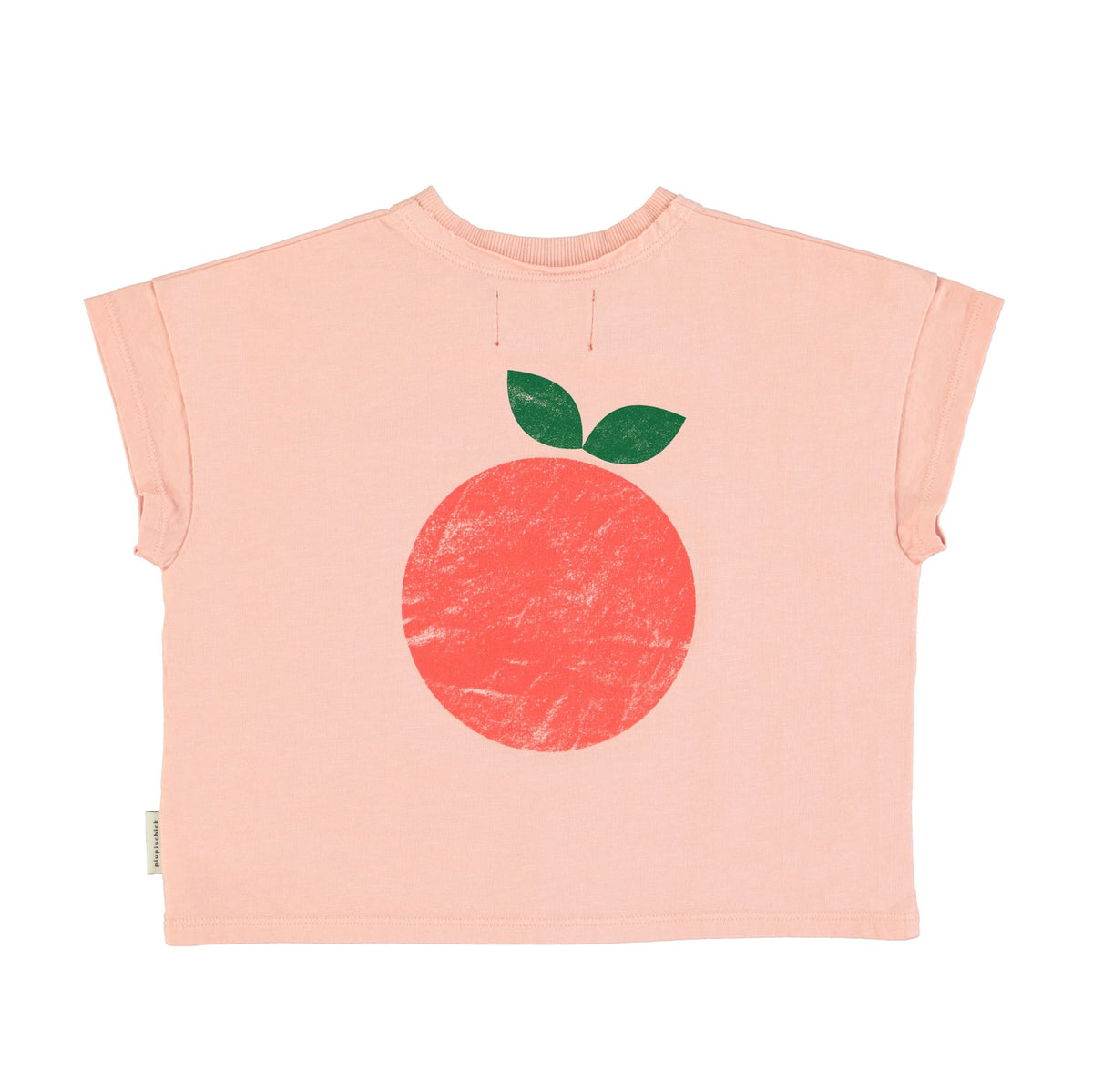 piupiuchick t shirt - light pink with 'stay fresh' print