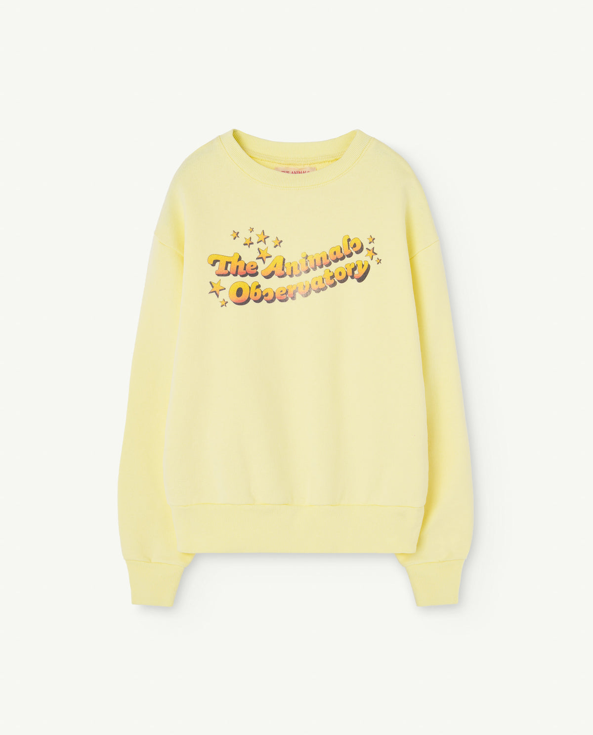 the animals observatory kids vintage bear sweatshirt - soft yellow