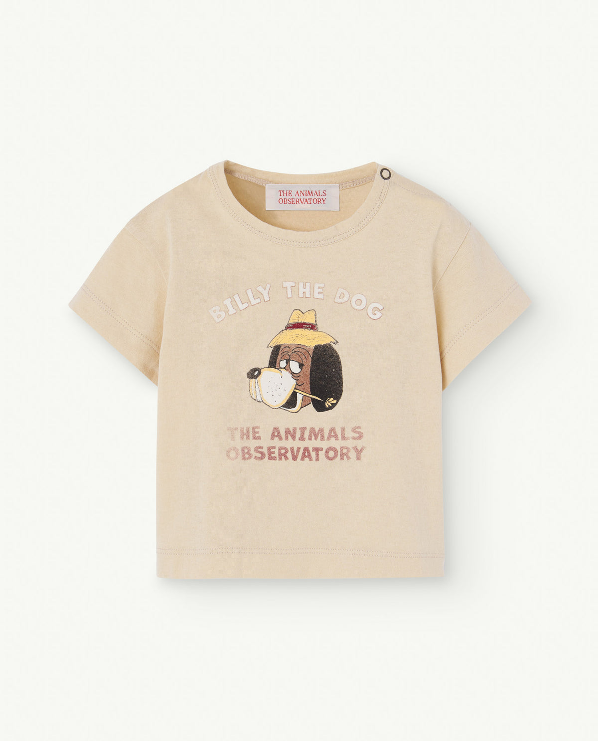the animals observatory billy rooster kids t-shirt - beige