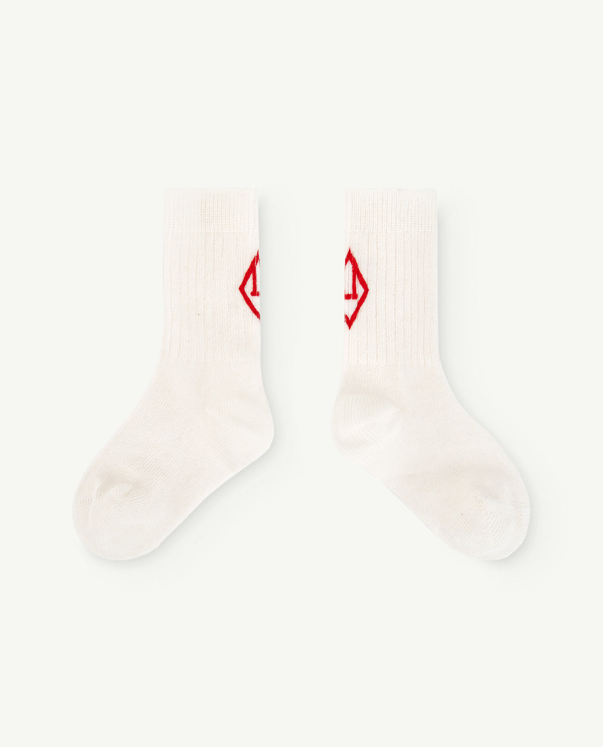 the animals observatory baby worm socks - white