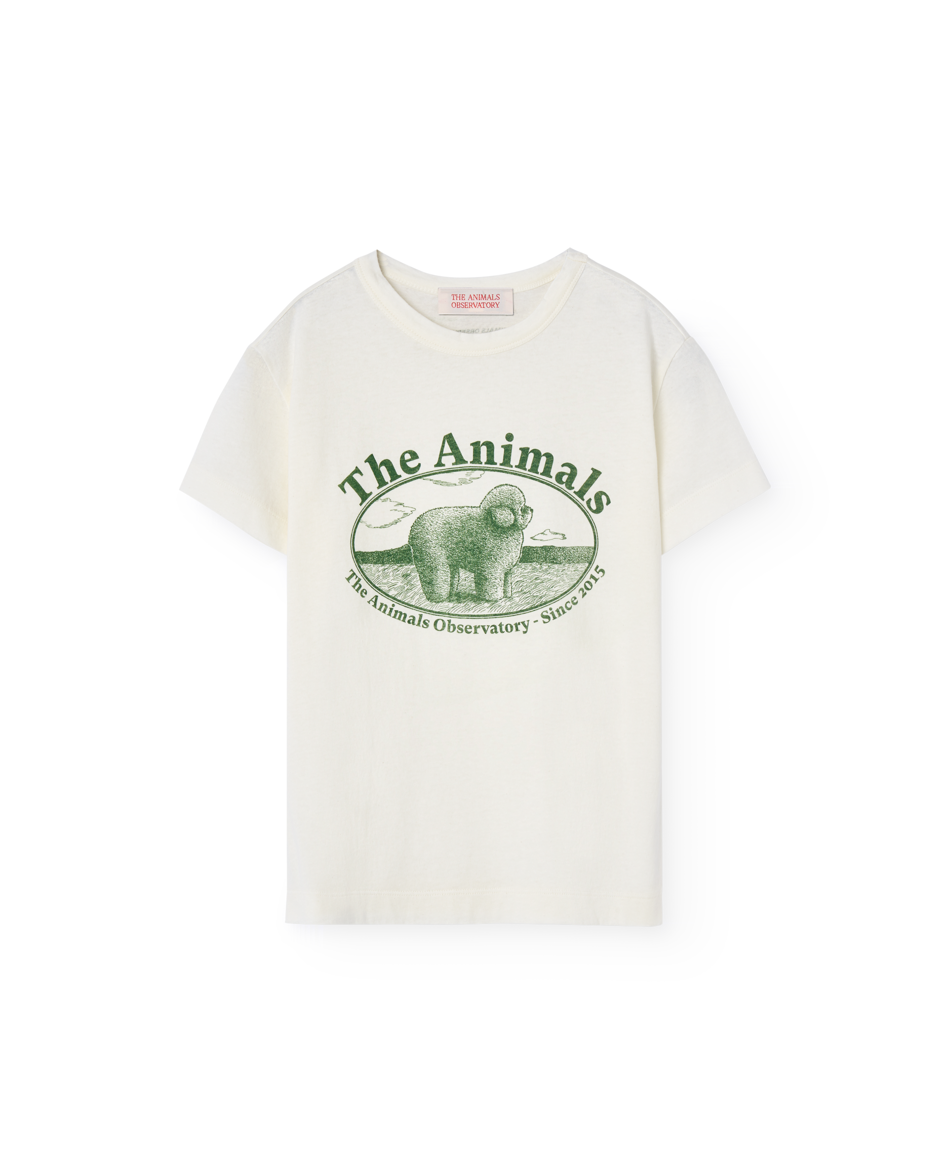 the animals observatory white poodle rooster kids t-shirt