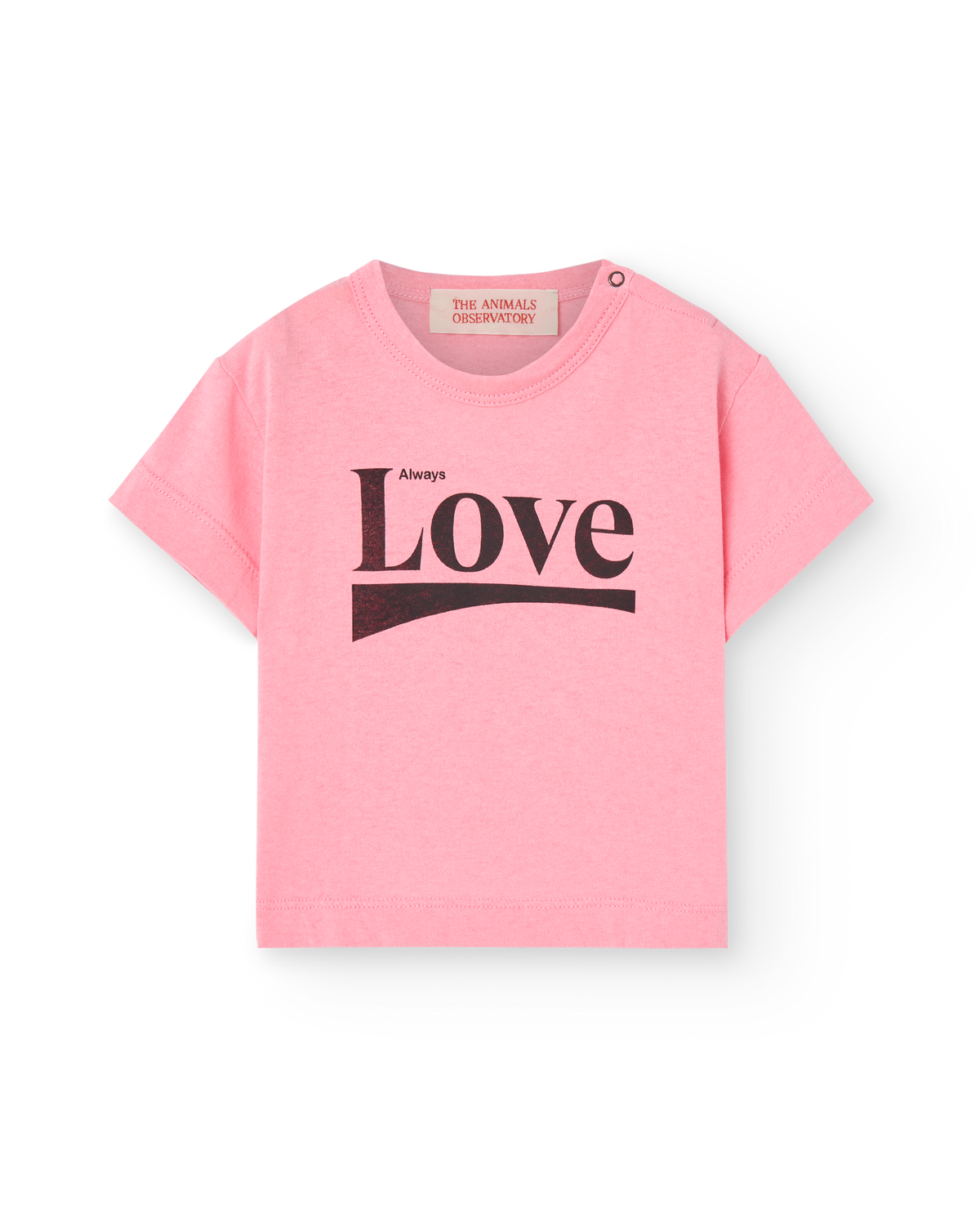 The Animals Observatory:110〜140cm / T-Shirt The Animals Observatory - Beige Cotton Oversized Otter T