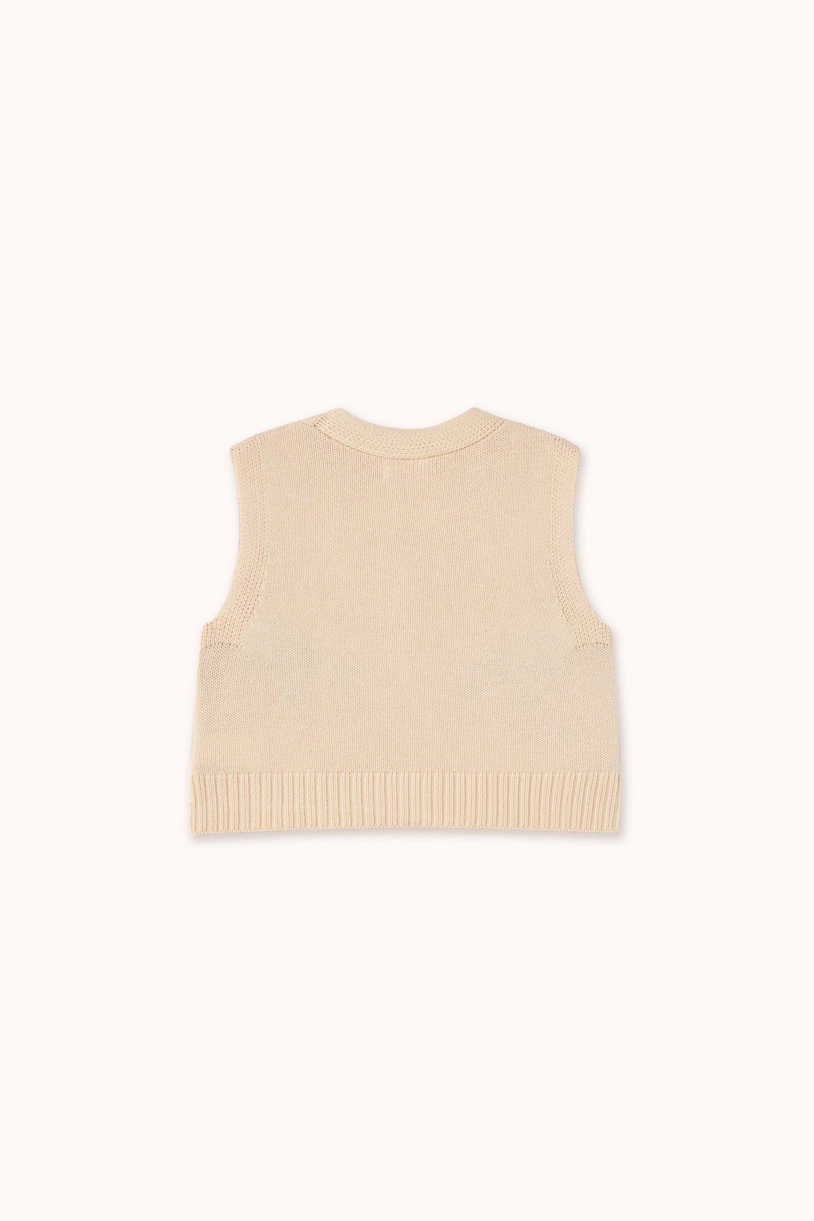 tiny cottons strawberries vest - light cream