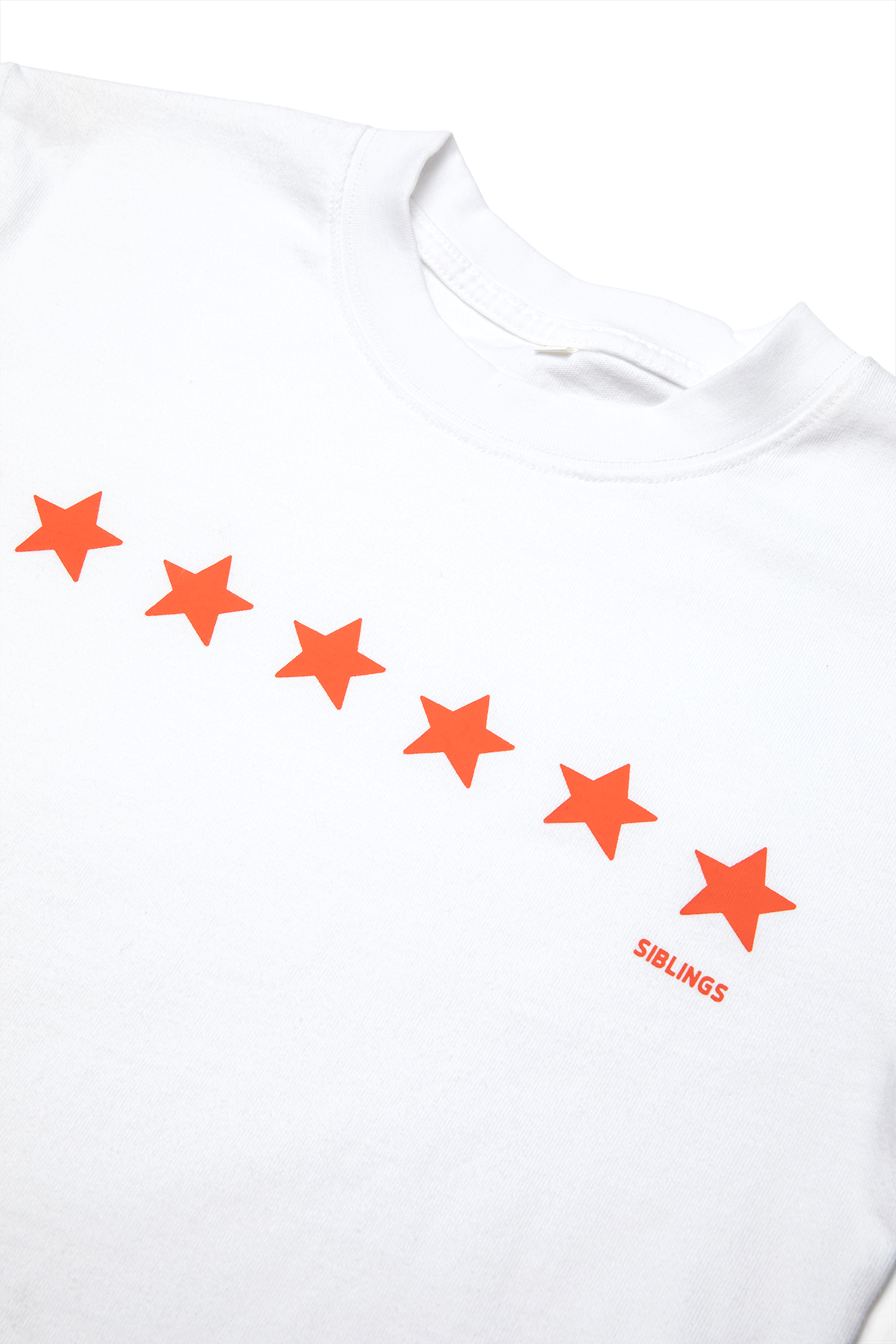 sunday siblings stars align tee - white + red