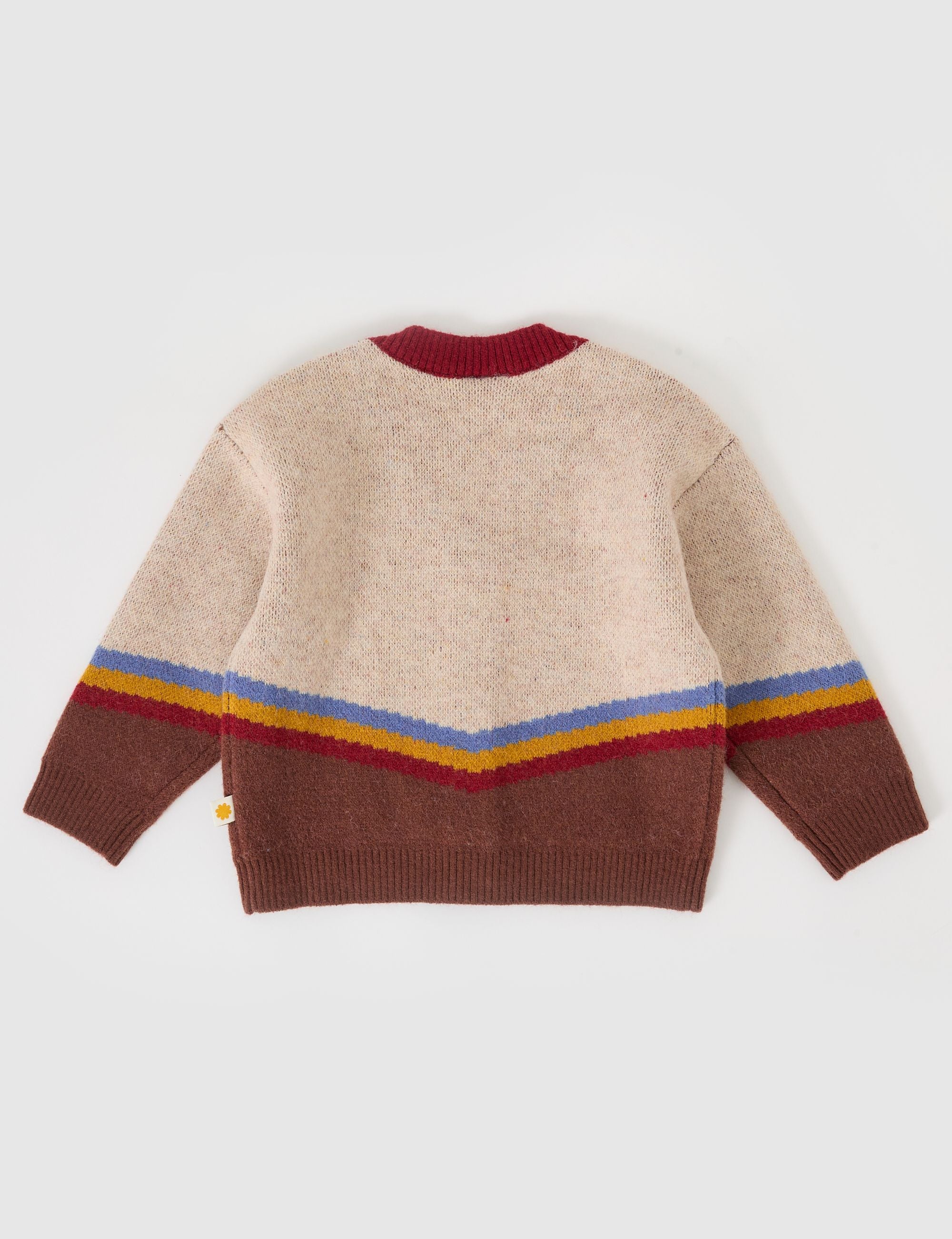 goldie + ace varsity knit cardigan