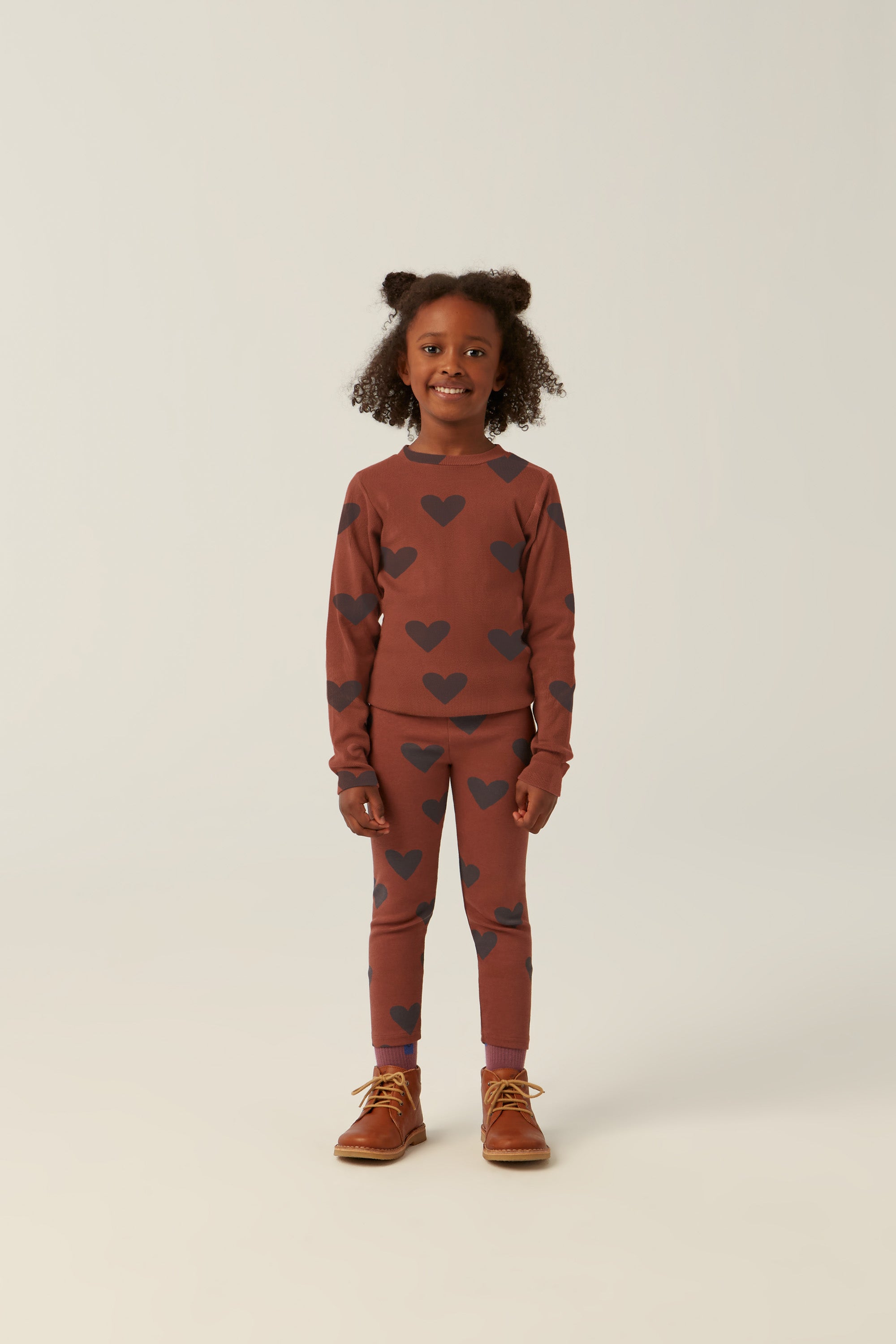 the campamento hearts brown t shirt PRE ORDER