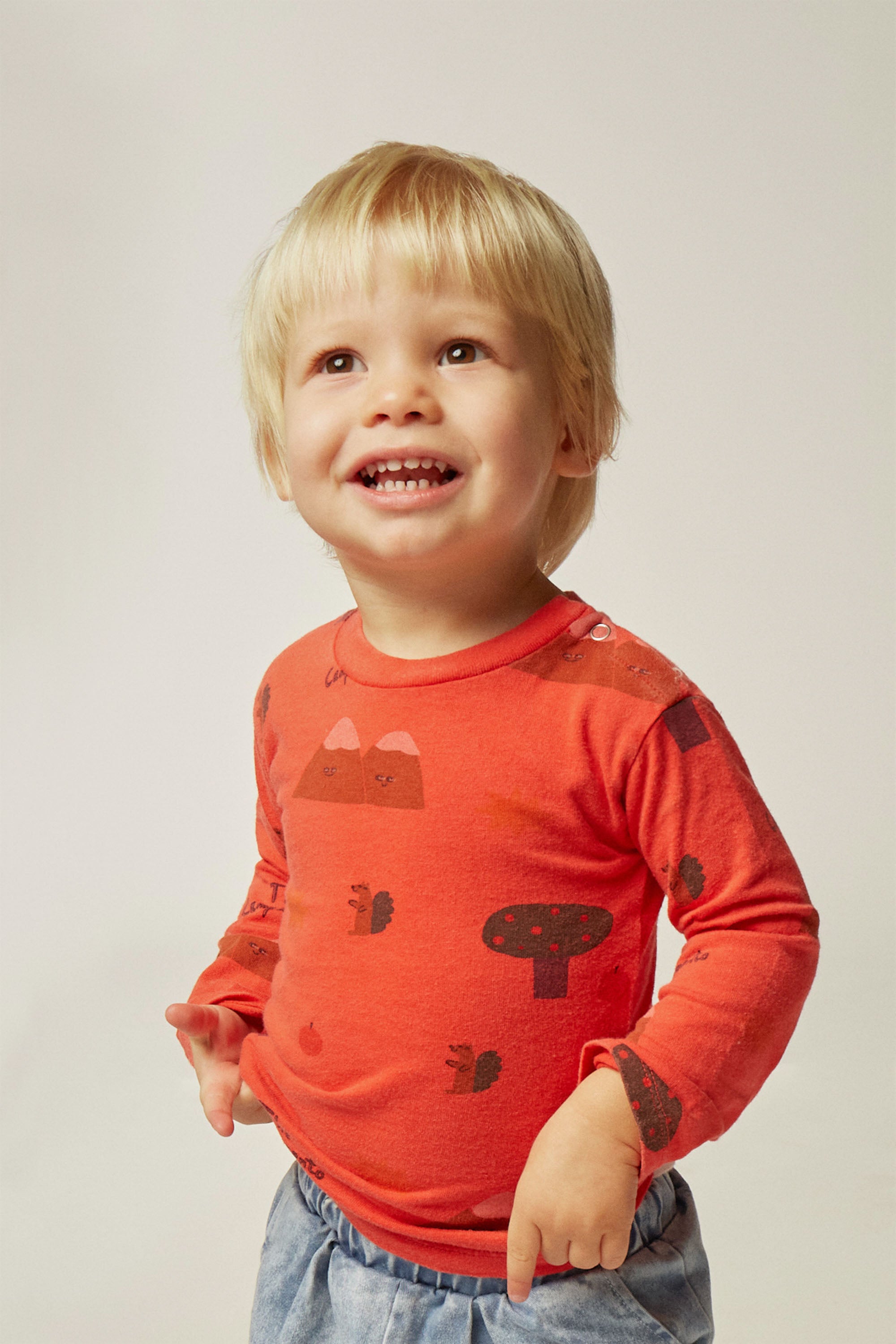 the campamento mountains red baby t shirt PRE ORDER