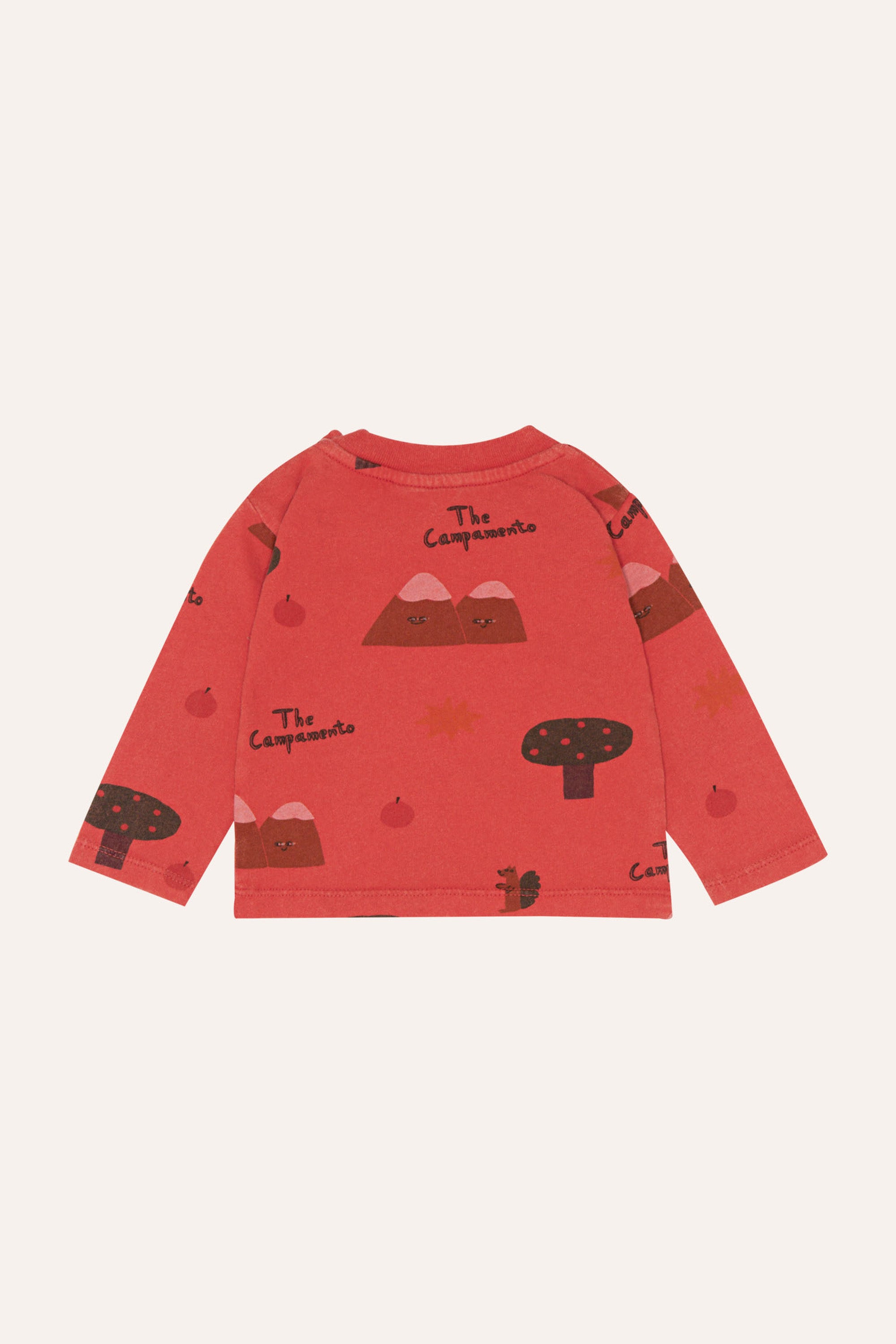 the campamento mountains red baby t shirt PRE ORDER