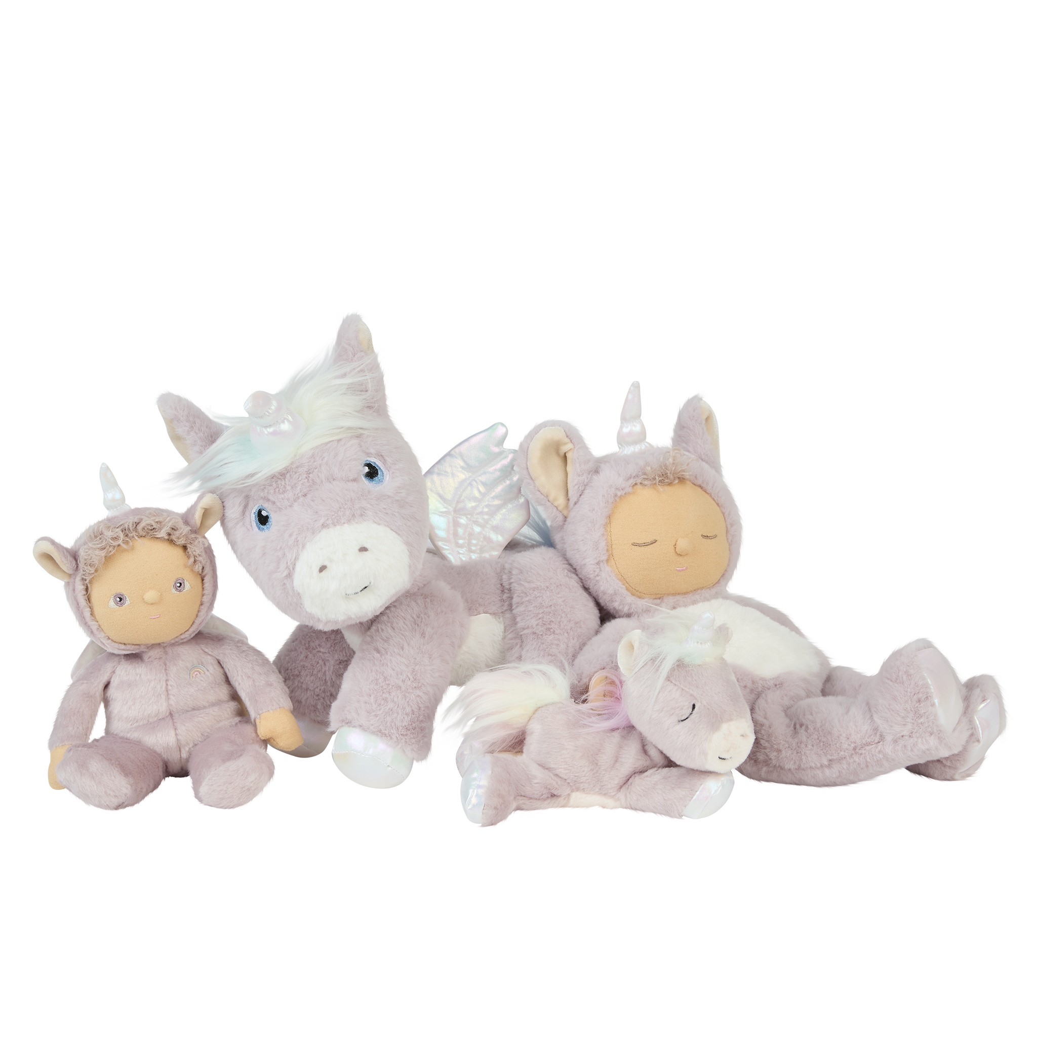 olli ella binky baby unicorn - glitter
