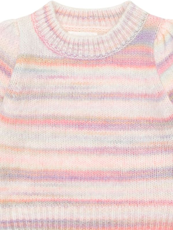 huxbaby rainbow puff jumper