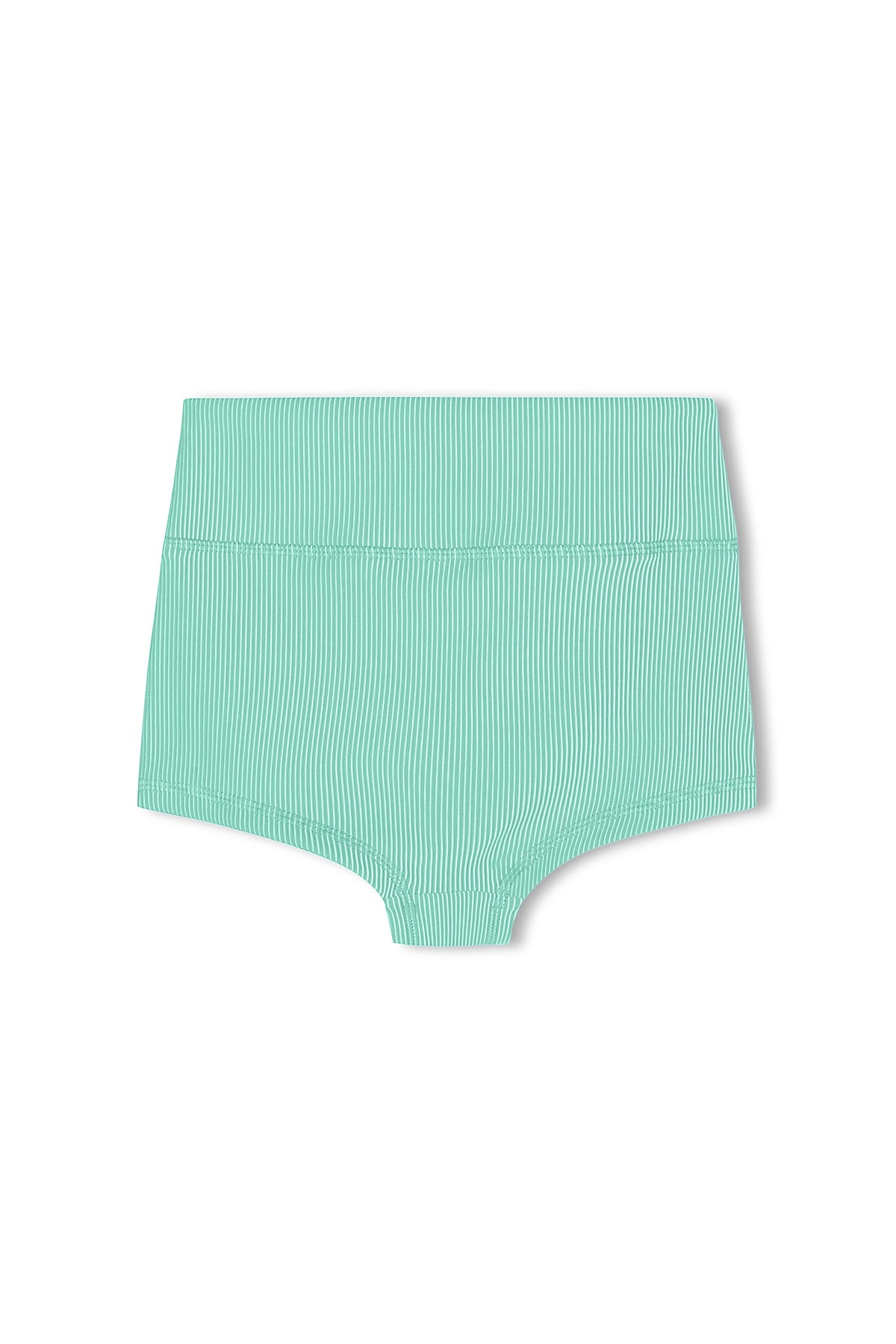 zulu & zephyr mini stripe boy short - aqua